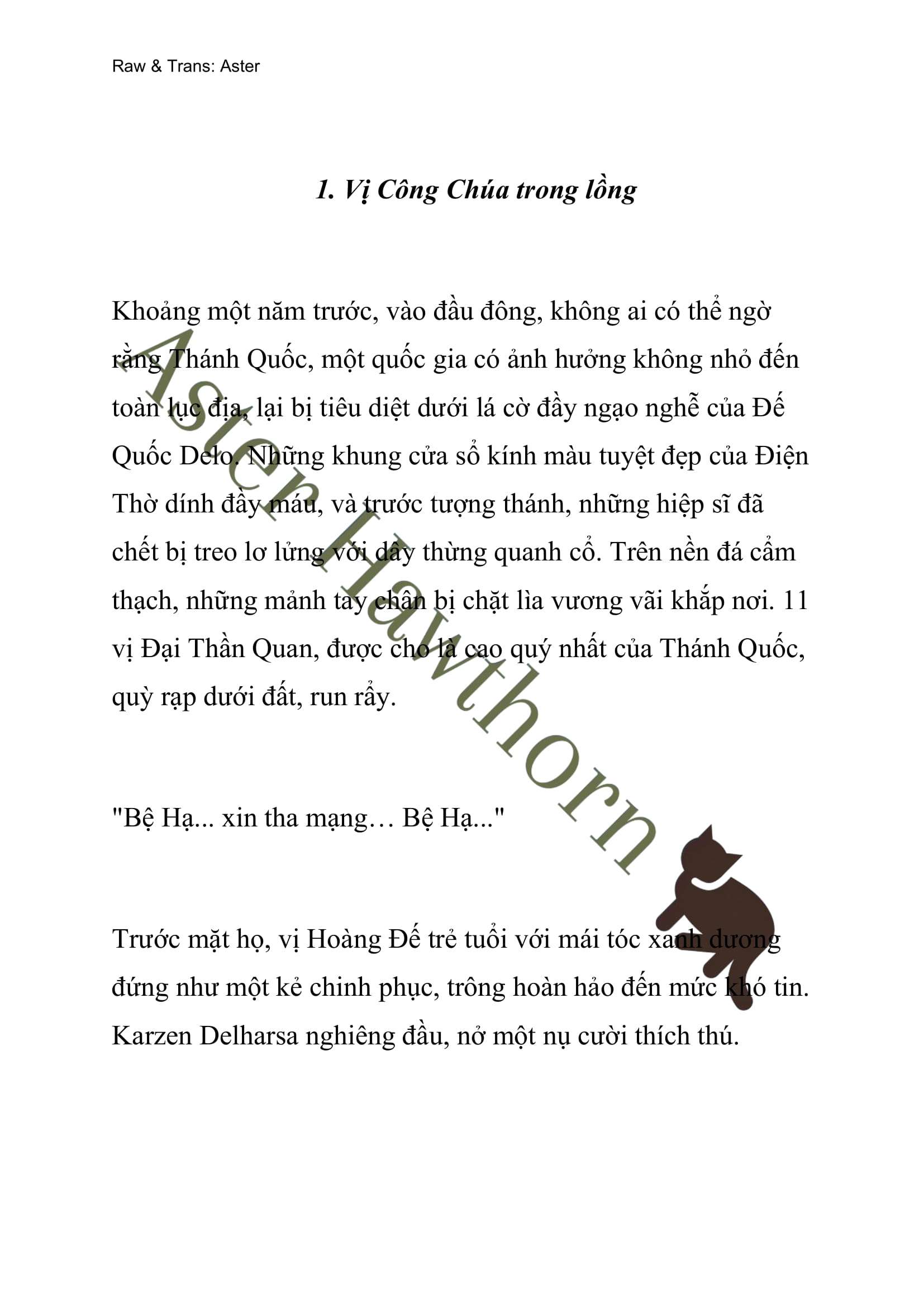 [NOVEL] Búp Bê Trong Phòng Ngủ Của Công Chúa Chap 2 - Trang 2