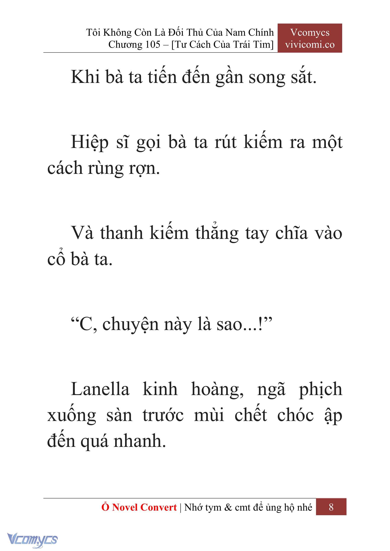 [Novel] Tôi Không Còn Là Đối Thủ Của Nam Chính Chap 105 - Trang 2