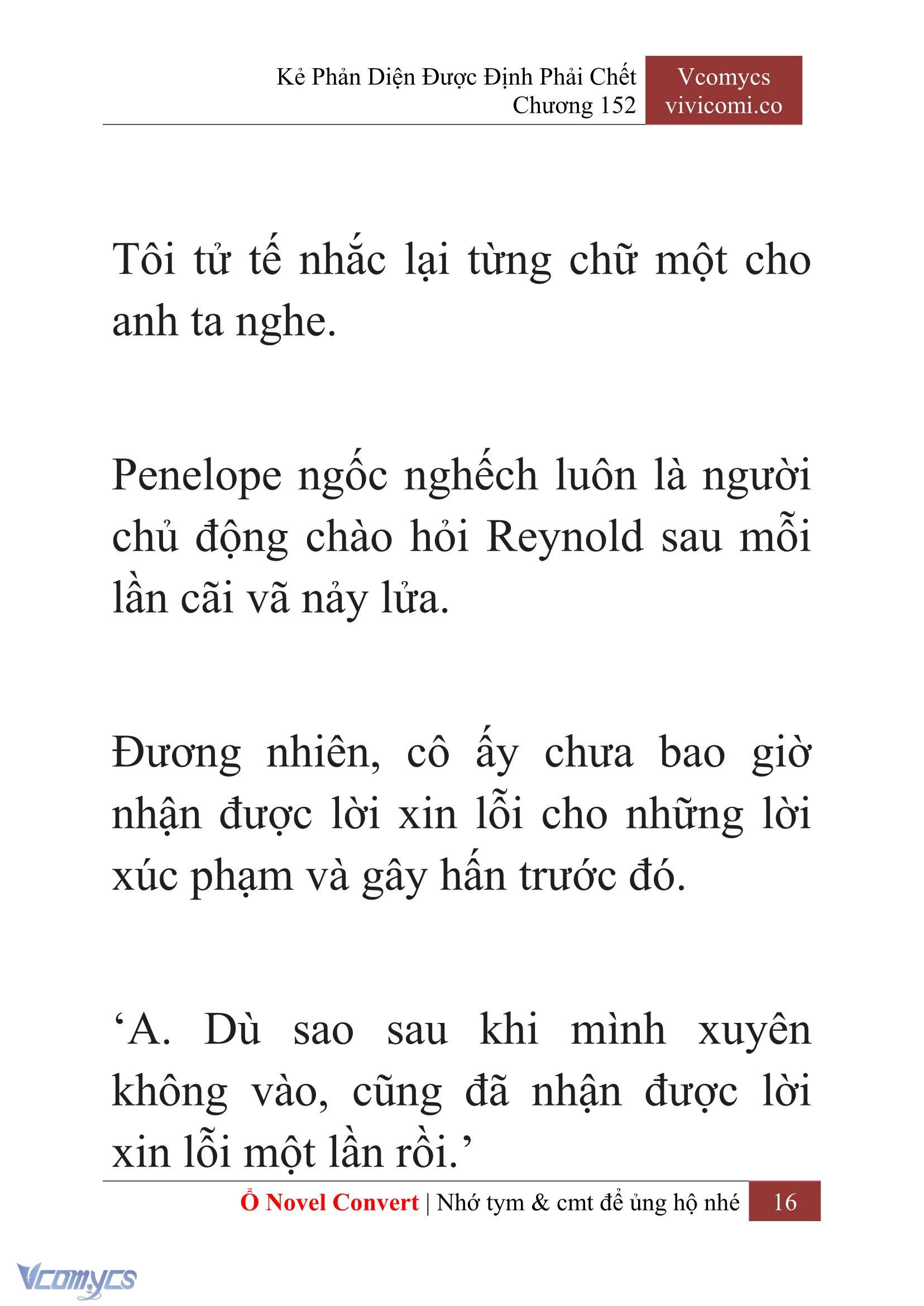 [Novel] Kẻ Phản Diện Được Định Phải Chết Chap 152 - Next Chap 153