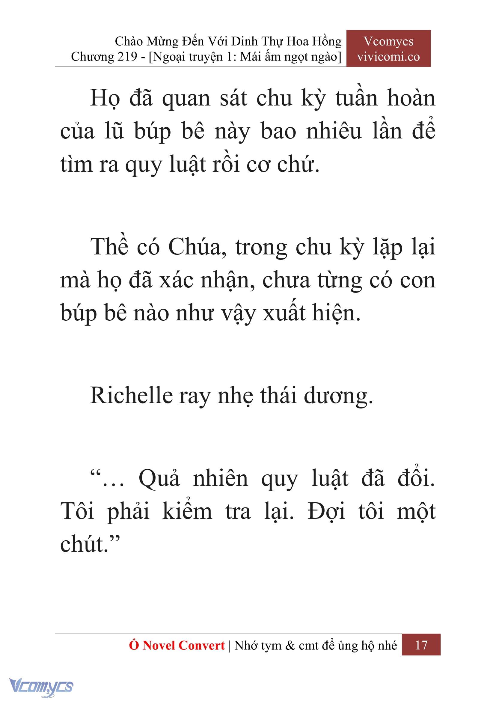 [Novel] Chào Mừng Đến Với Dinh Thự Hoa Hồng Chap 219 - Trang 2