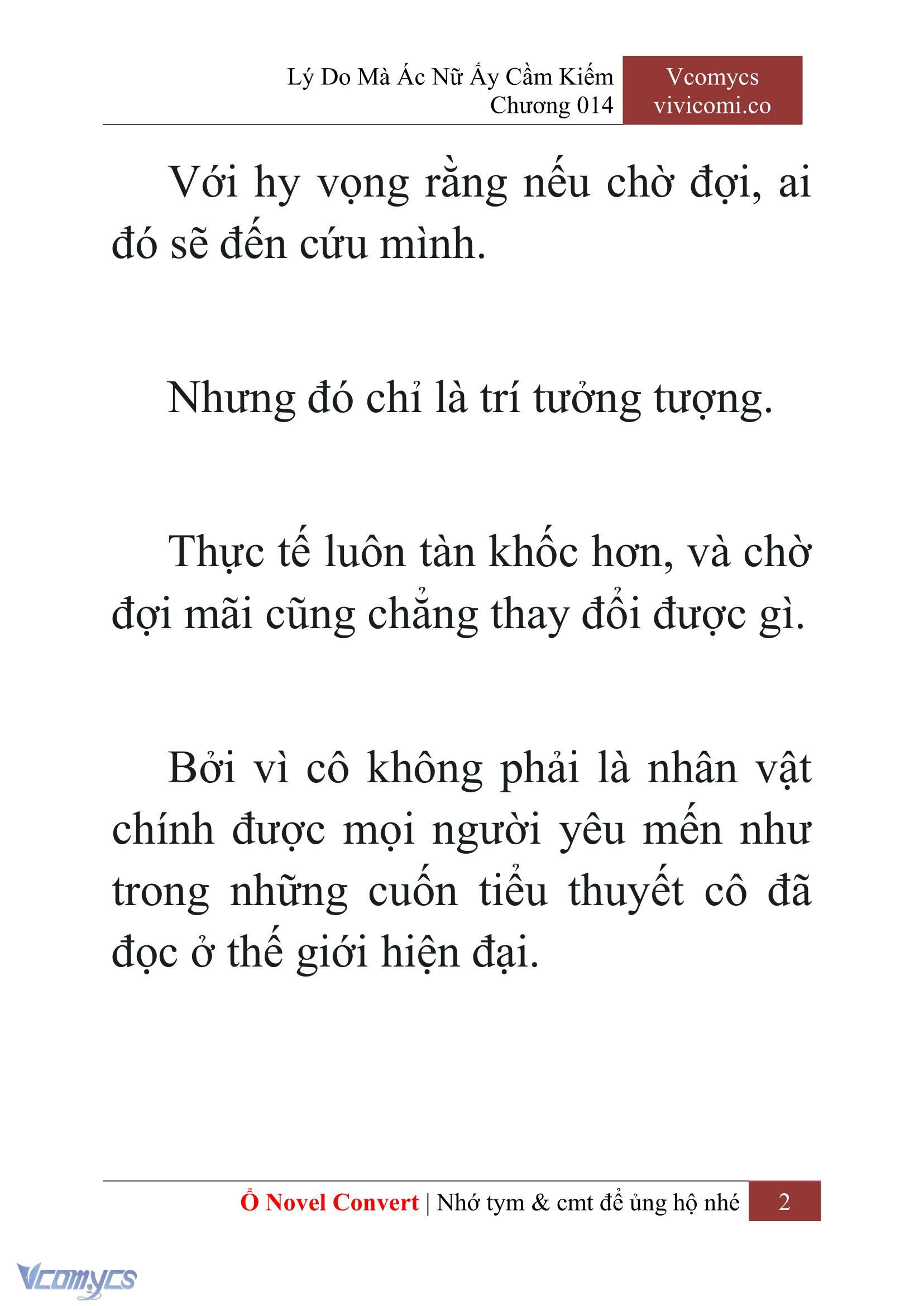 [Novel] Lý Do Mà Ác Nữ Ấy Cầm Kiếm Chap 14 - Next Chap 15