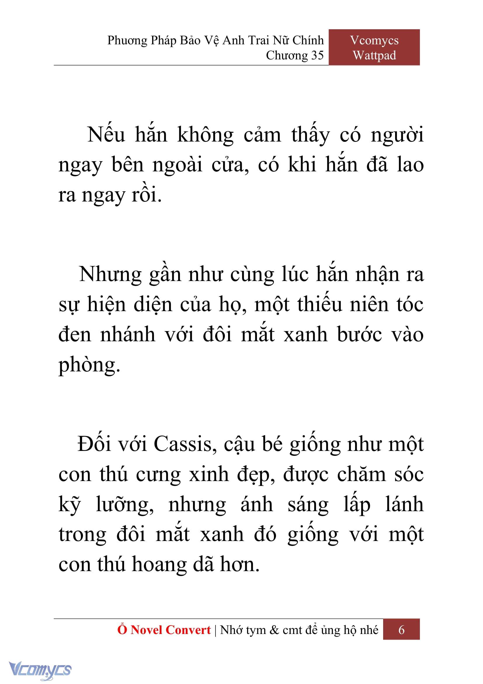 [Novel] Phương Pháp Bảo Vệ Anh Trai Nữ Chính Chap 35 - Trang 2