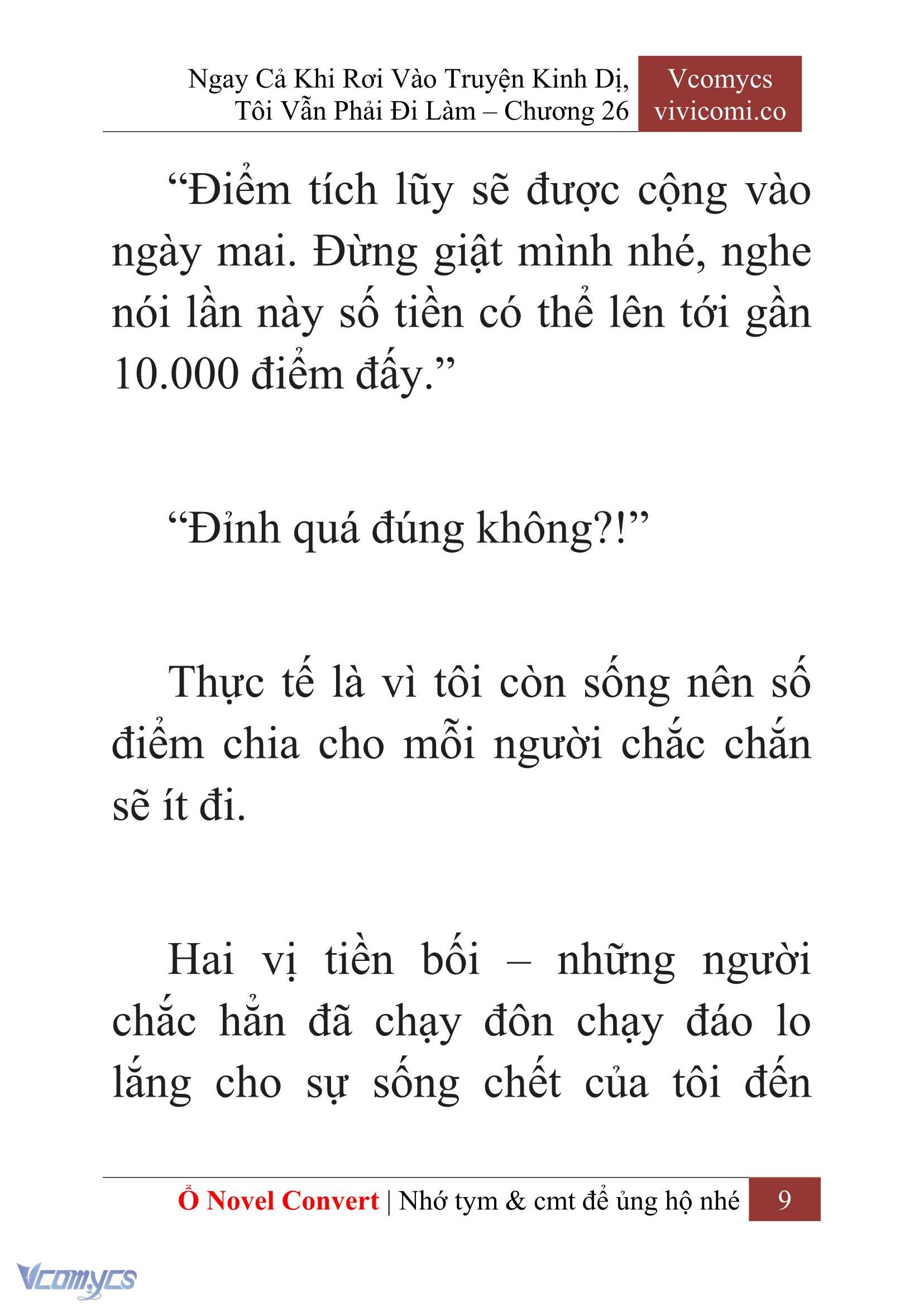 [Novel] Ngay Cả Khi Rơi Vào Truyện Kinh Dị, Tôi Vẫn Phải Đi Làm Chap 26 - Trang 2