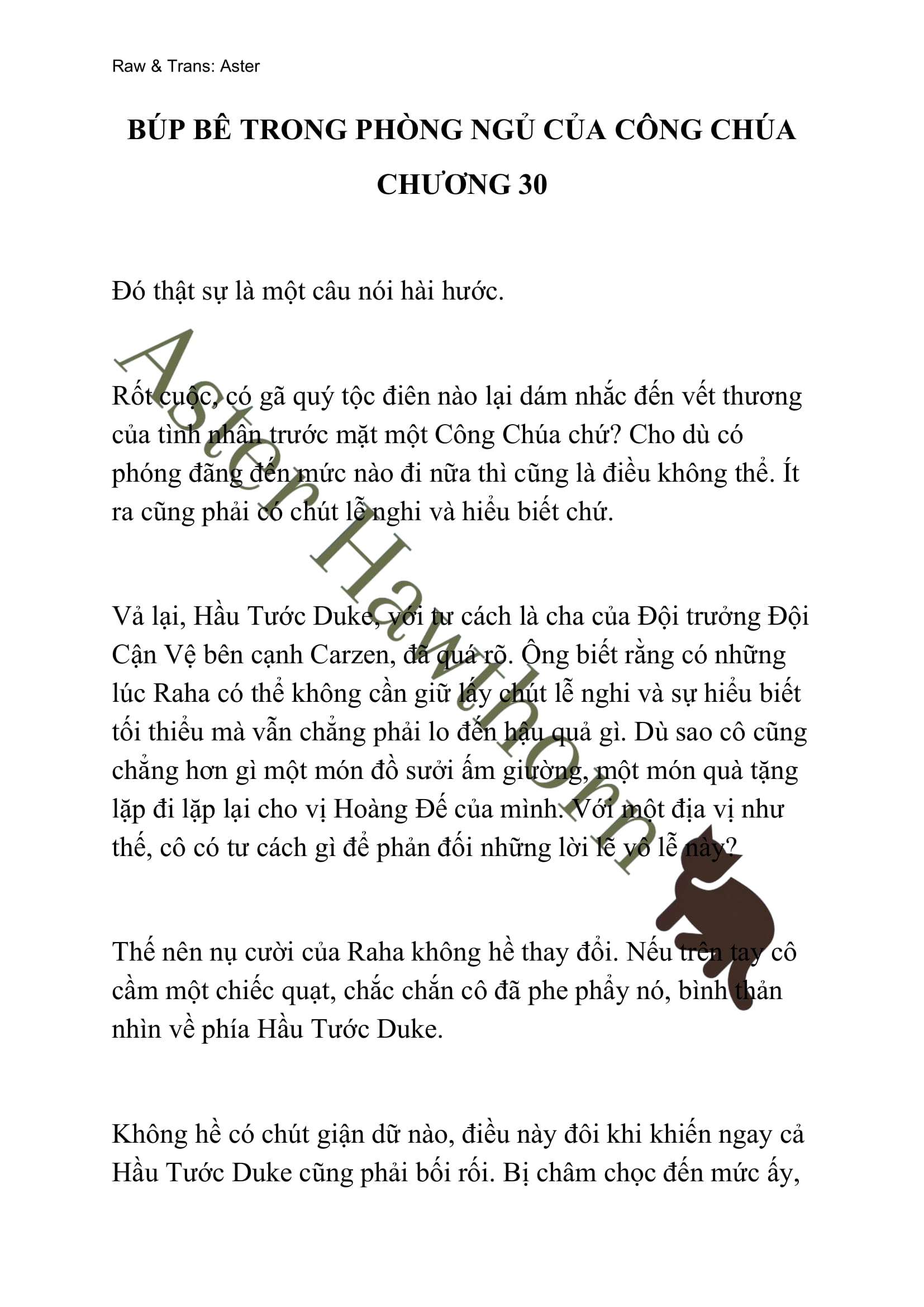 [NOVEL] Búp Bê Trong Phòng Ngủ Của Công Chúa Chap 30 - Trang 2