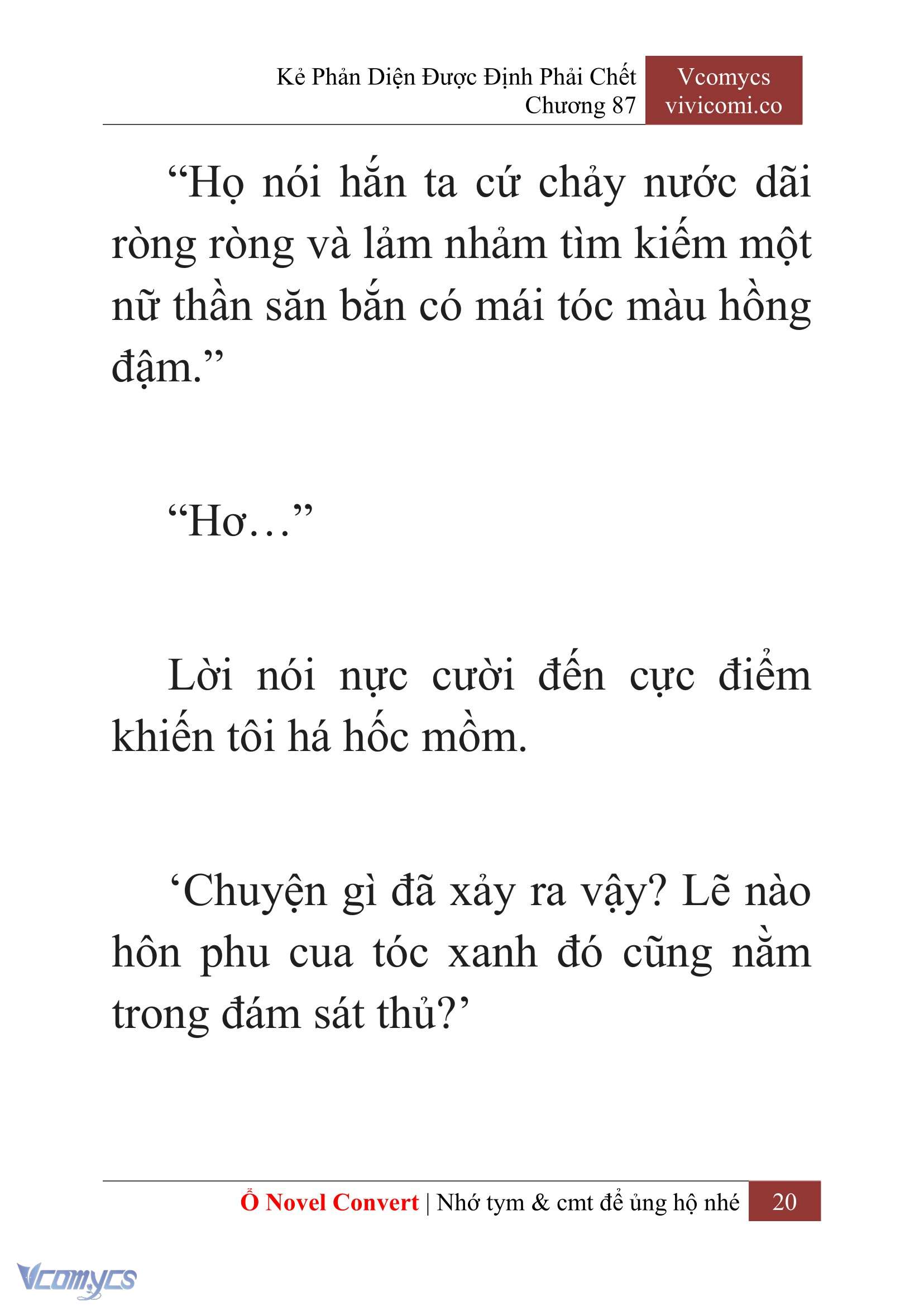 [Novel] Kẻ Phản Diện Được Định Phải Chết Chap 87 - Next Chap 88