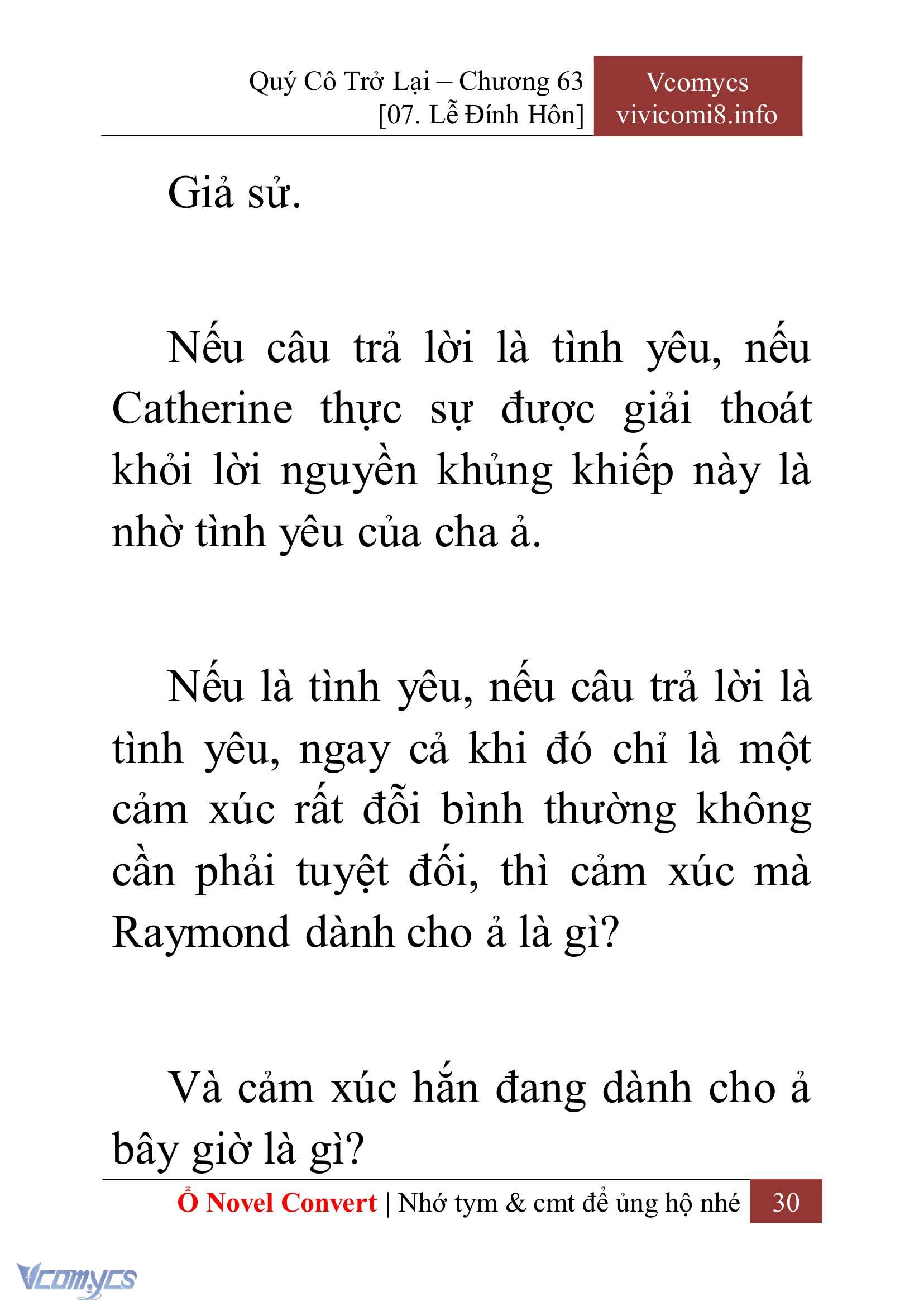 [Novel] Quý Cô Trở Lại Chap 63 - Trang 2