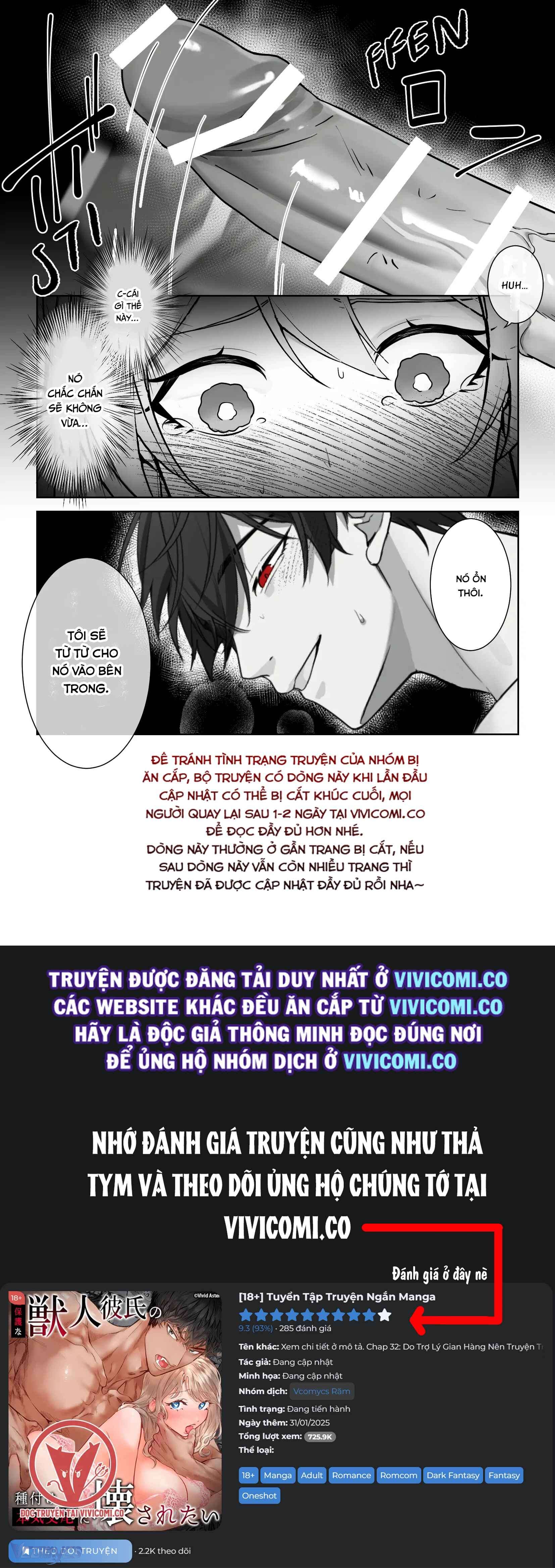 [18+] Tuyển Tập Truyện Ngắn Manga Chap 36.2 - Trang 2