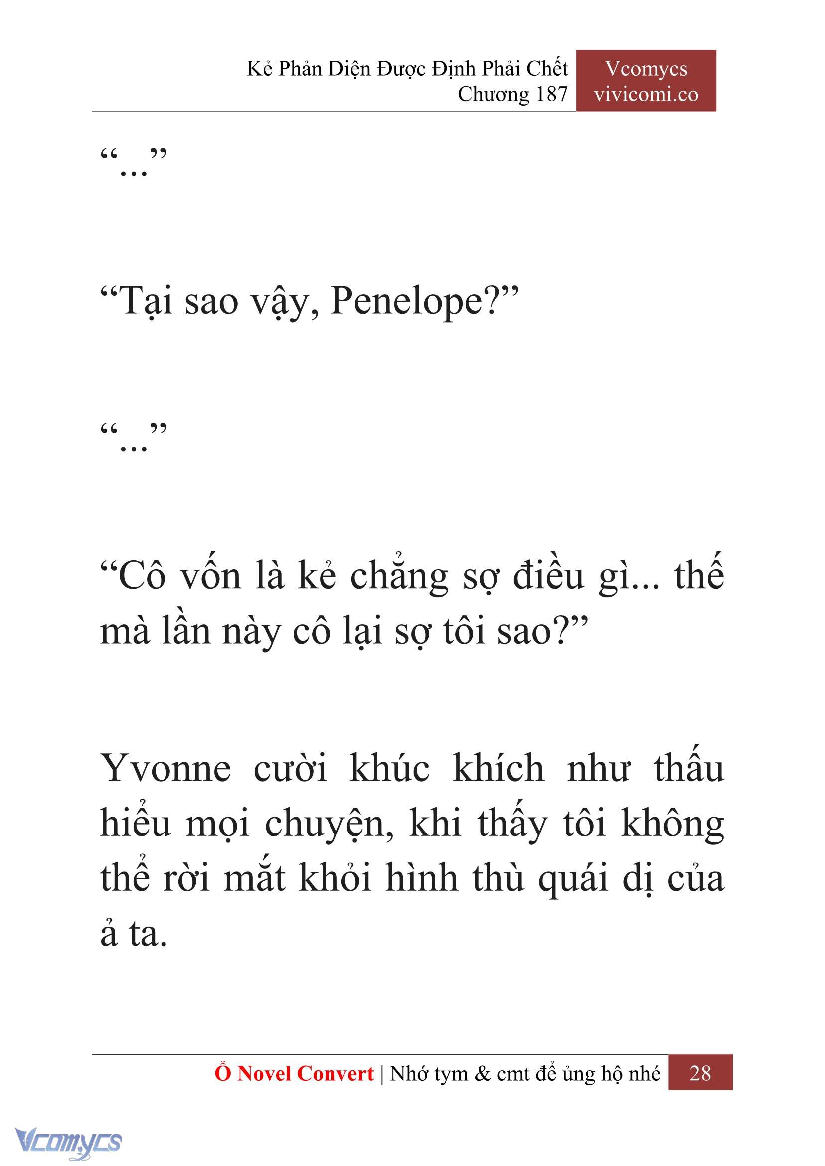 [Novel] Kẻ Phản Diện Được Định Phải Chết Chap 187 - Trang 2