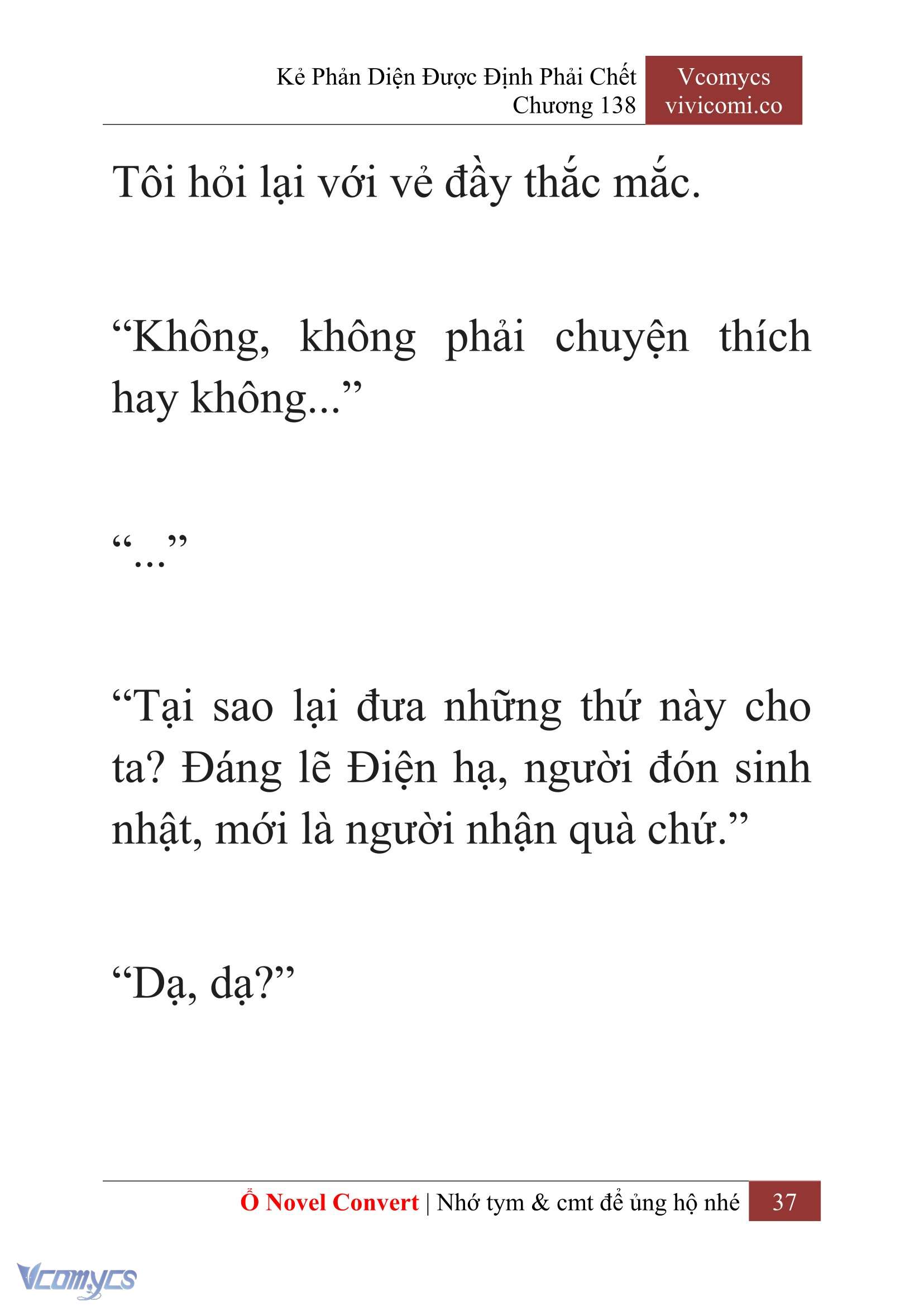 [Novel] Kẻ Phản Diện Được Định Phải Chết Chap 138 - Trang 2