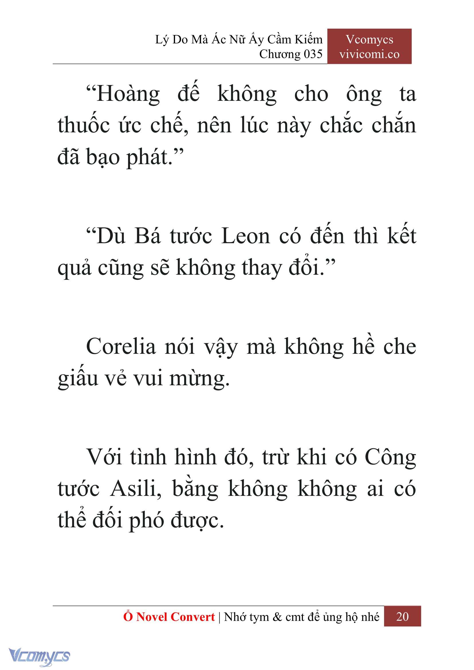 [Novel] Lý Do Mà Ác Nữ Ấy Cầm Kiếm Chap 35 - Trang 2