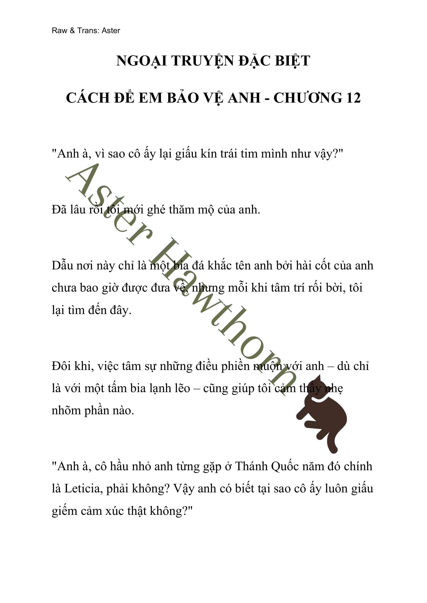[NOVEL] Ngoại Truyện Cách Để Em Bảo Vệ Anh Chap 66 - Trang 2