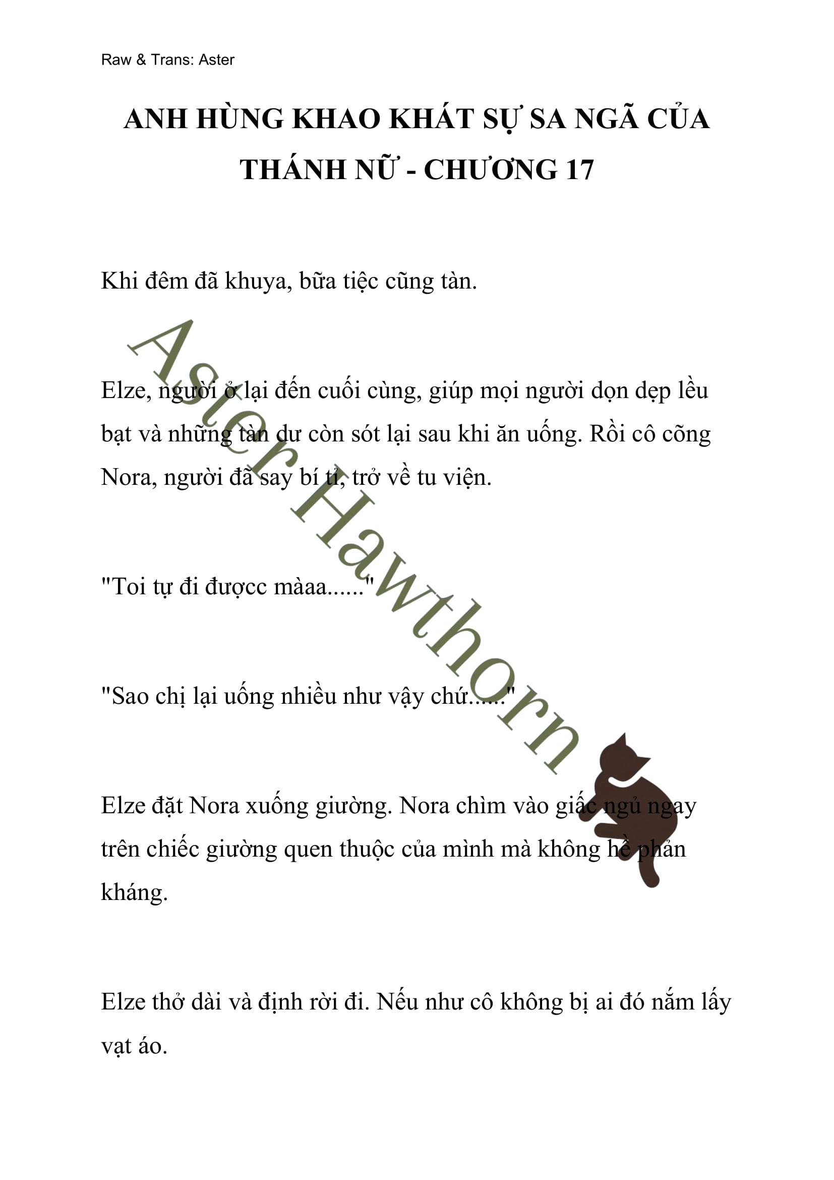 [NOVEL] Anh Hùng Khao Khát Sự Sa Ngã Của Thánh Nữ Chap 17 - Trang 2