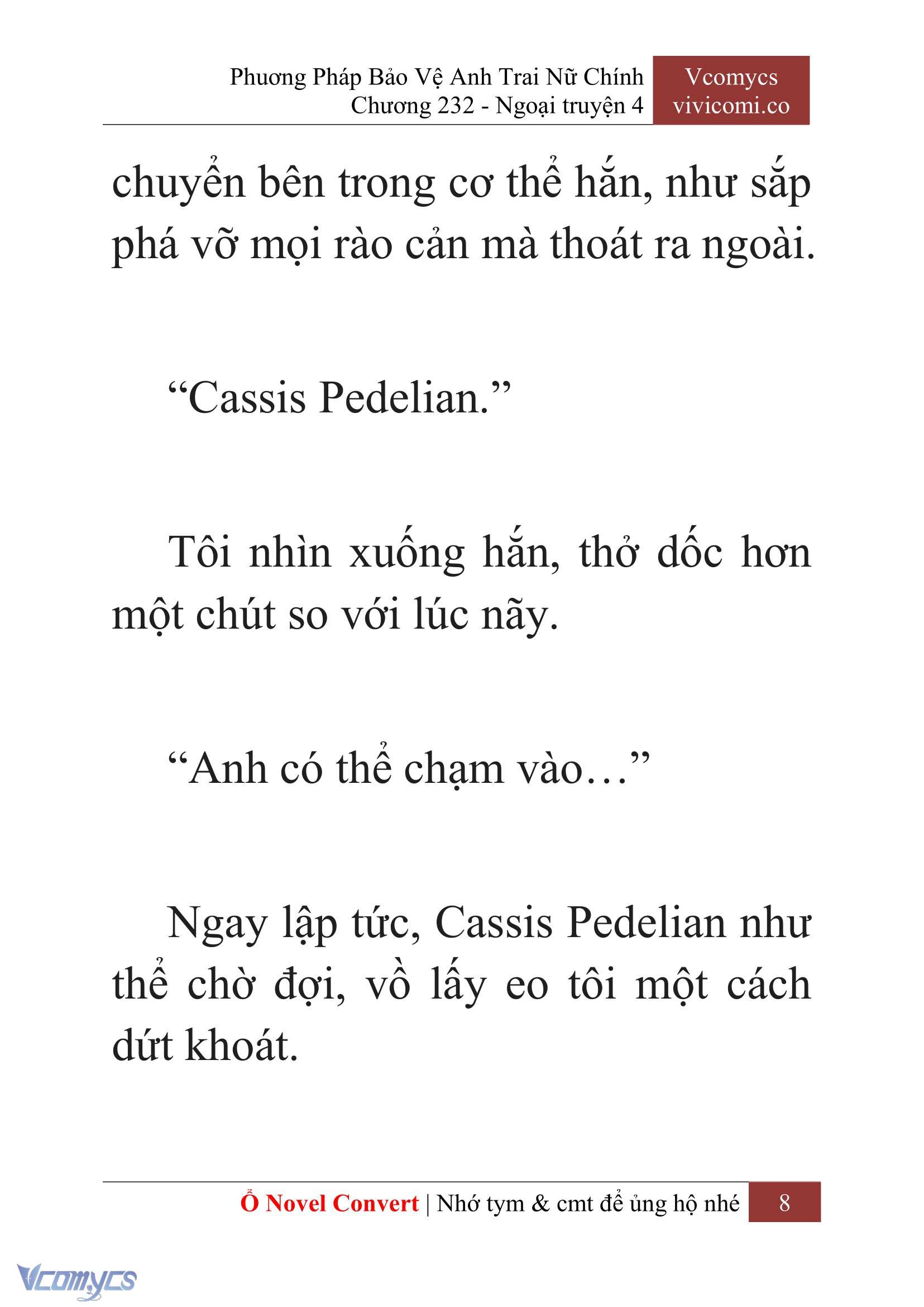 [Novel] Phương Pháp Bảo Vệ Anh Trai Nữ Chính Chap 232 - Trang 2