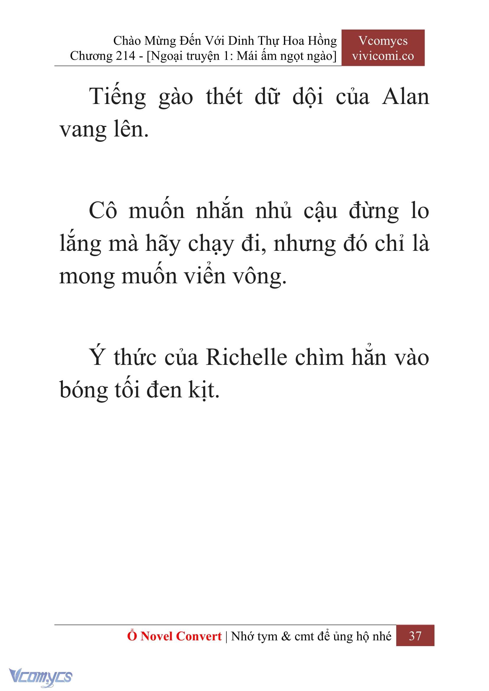 [Novel] Chào Mừng Đến Với Dinh Thự Hoa Hồng Chap 214 - Trang 2