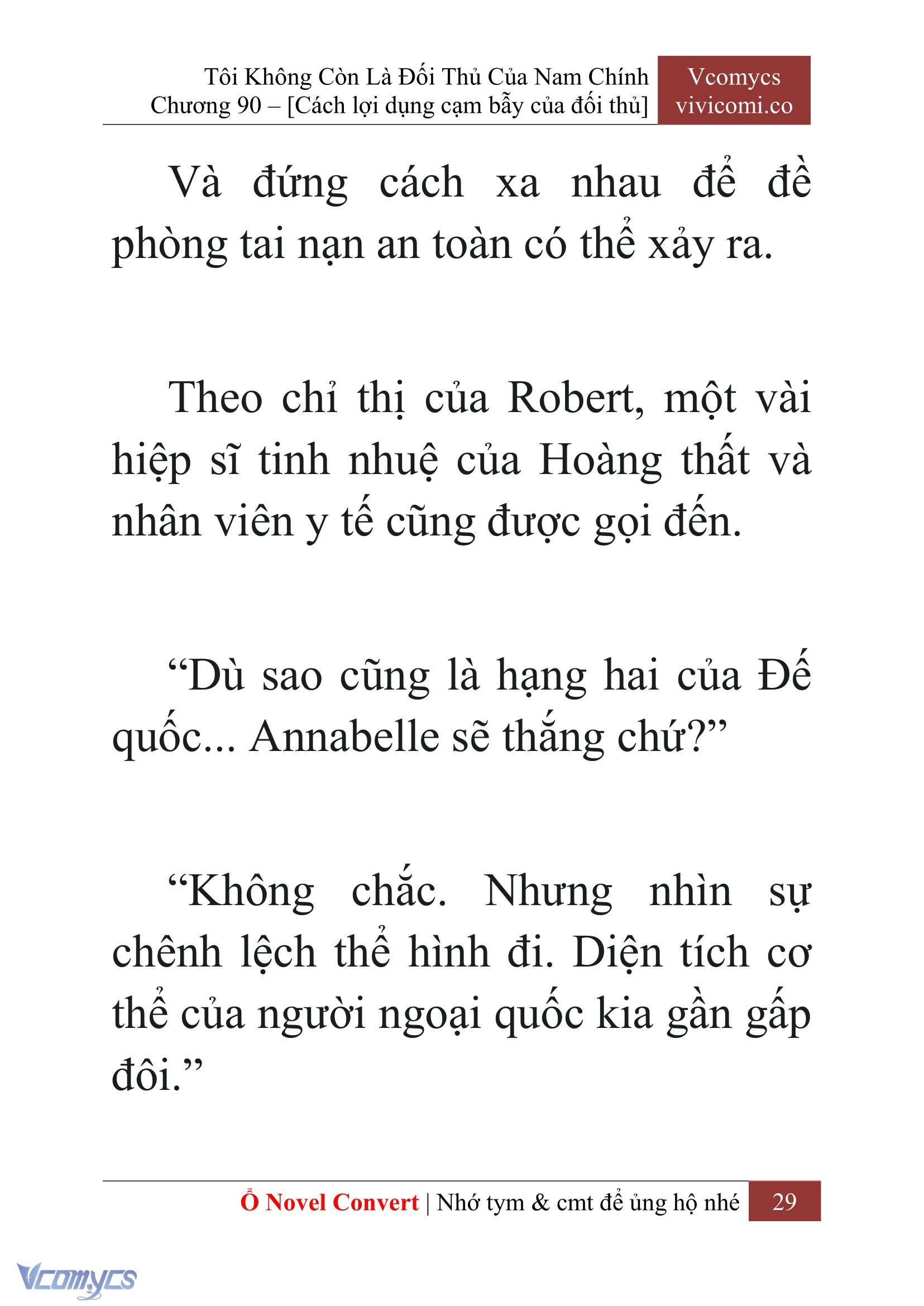 [Novel] Tôi Không Còn Là Đối Thủ Của Nam Chính Chap 90 - Trang 2