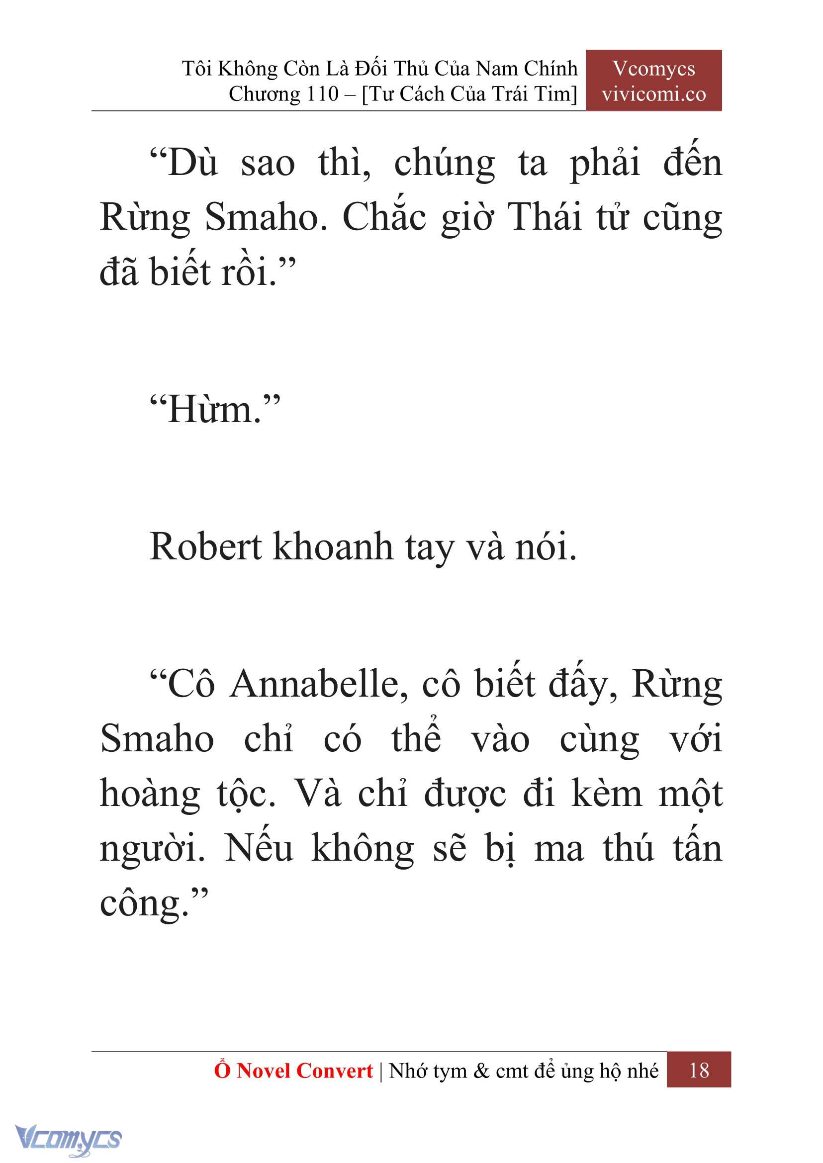 [Novel] Tôi Không Còn Là Đối Thủ Của Nam Chính Chap 110 - Trang 2