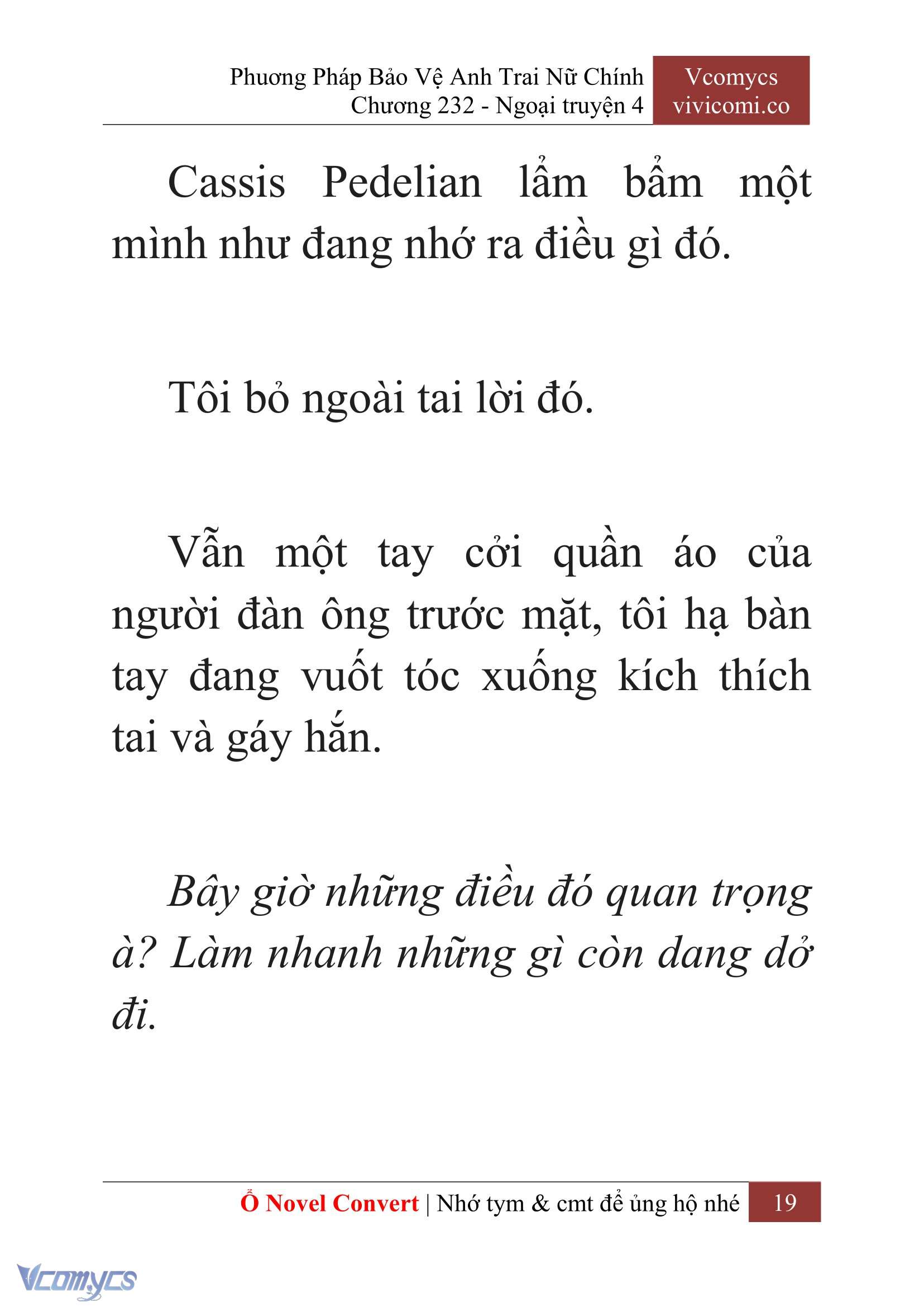[Novel] Phương Pháp Bảo Vệ Anh Trai Nữ Chính Chap 232 - Trang 2