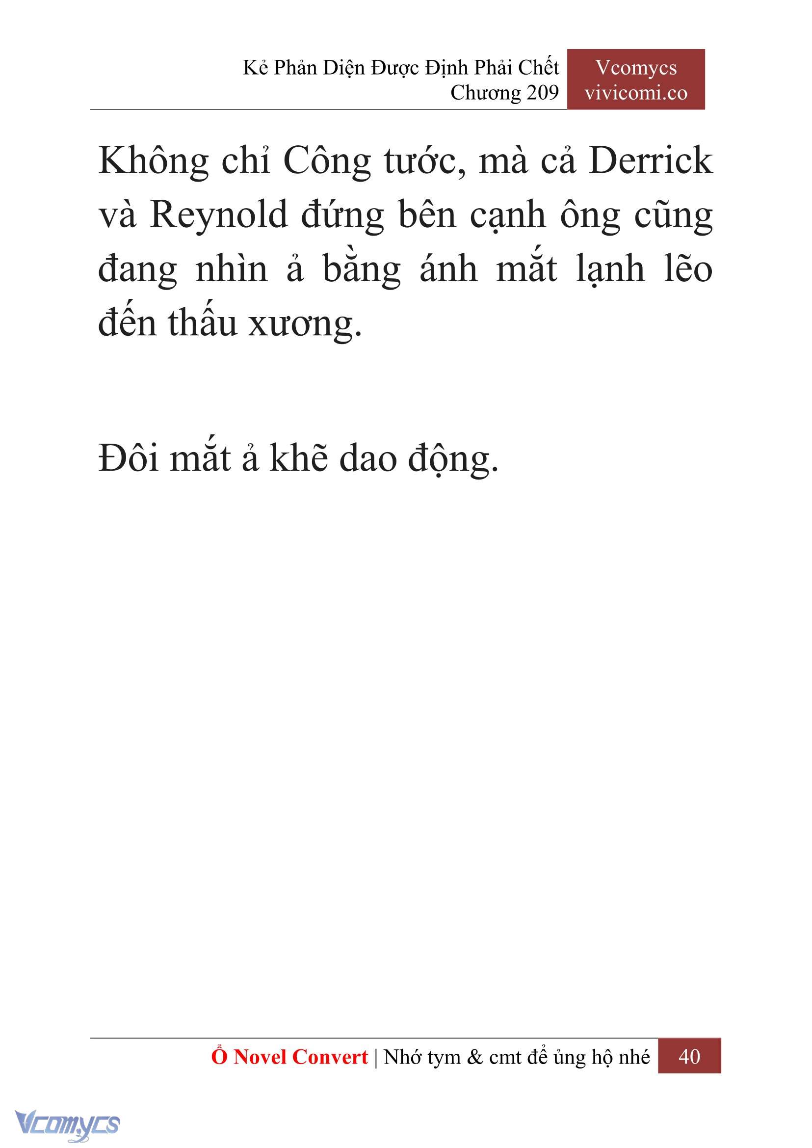 [Novel] Kẻ Phản Diện Được Định Phải Chết Chap 209 - Next Chap 210