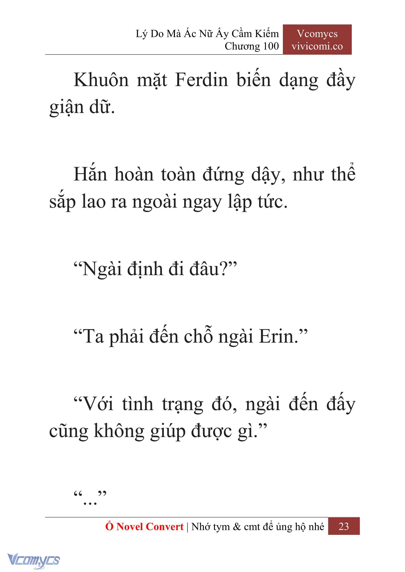 [Novel] Lý Do Mà Ác Nữ Ấy Cầm Kiếm Chap 100 - Next Chap 101