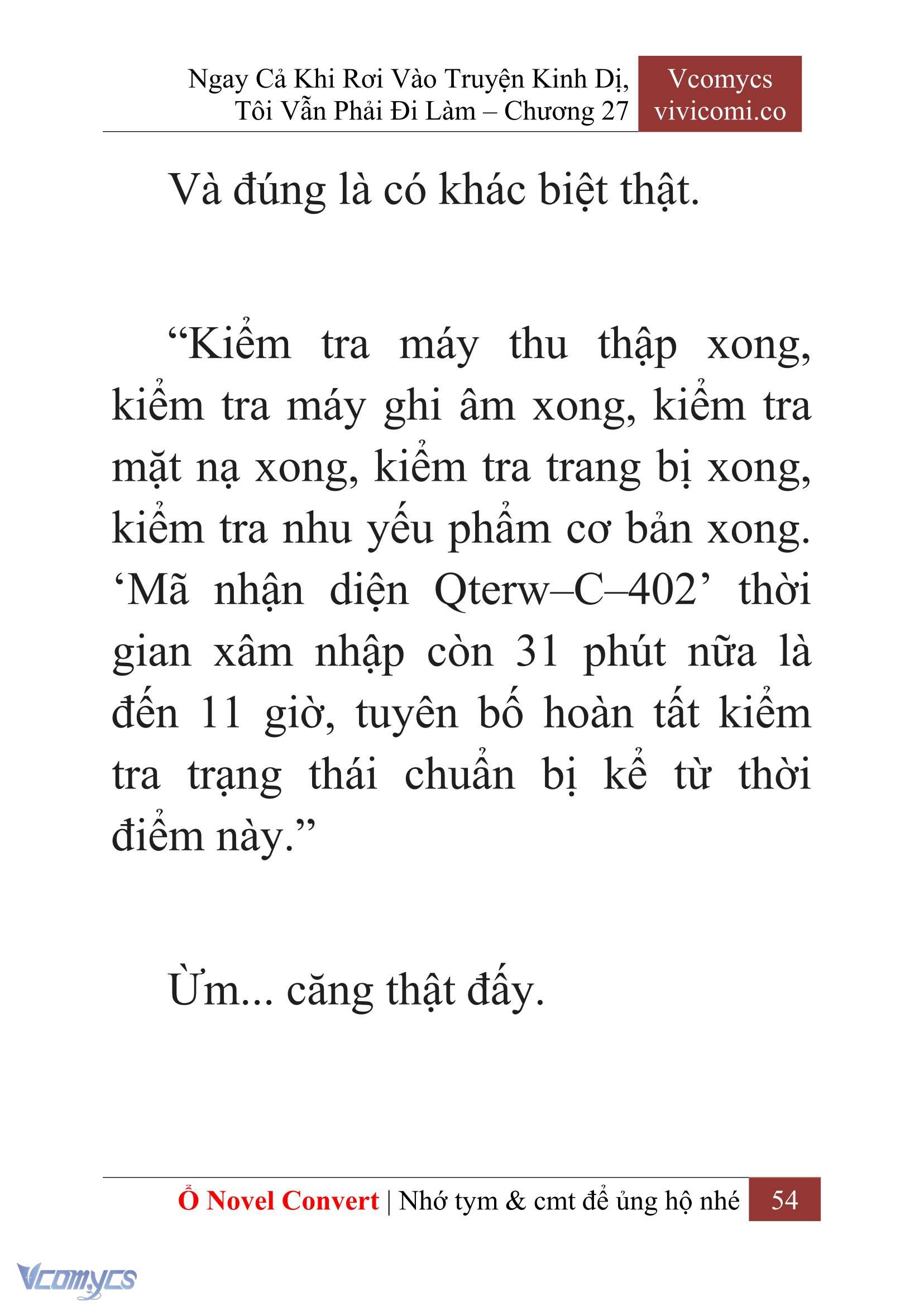 [Novel] Ngay Cả Khi Rơi Vào Truyện Kinh Dị, Tôi Vẫn Phải Đi Làm Chap 27 - Trang 2