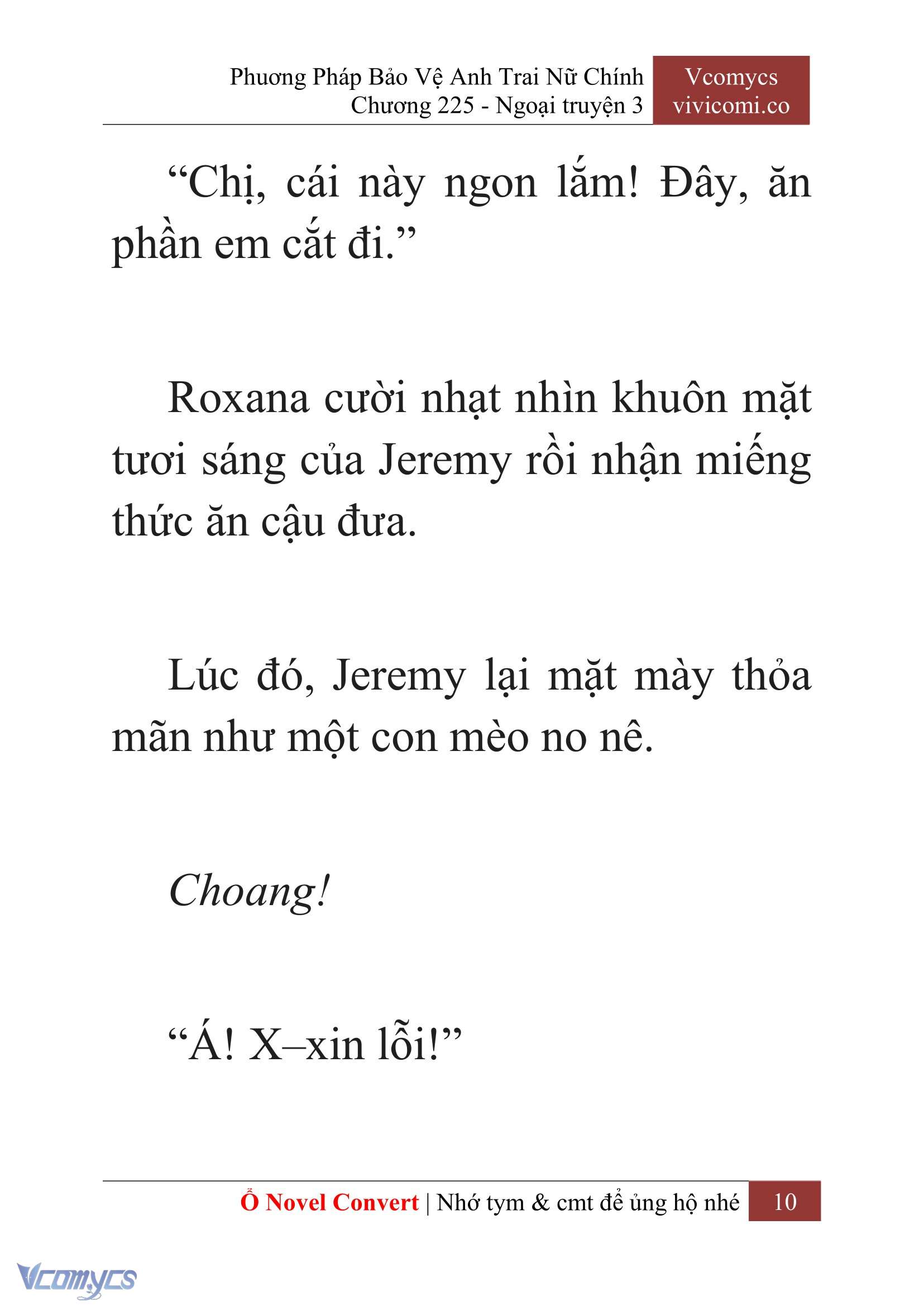 [Novel] Phương Pháp Bảo Vệ Anh Trai Nữ Chính Chap 225 - Trang 2