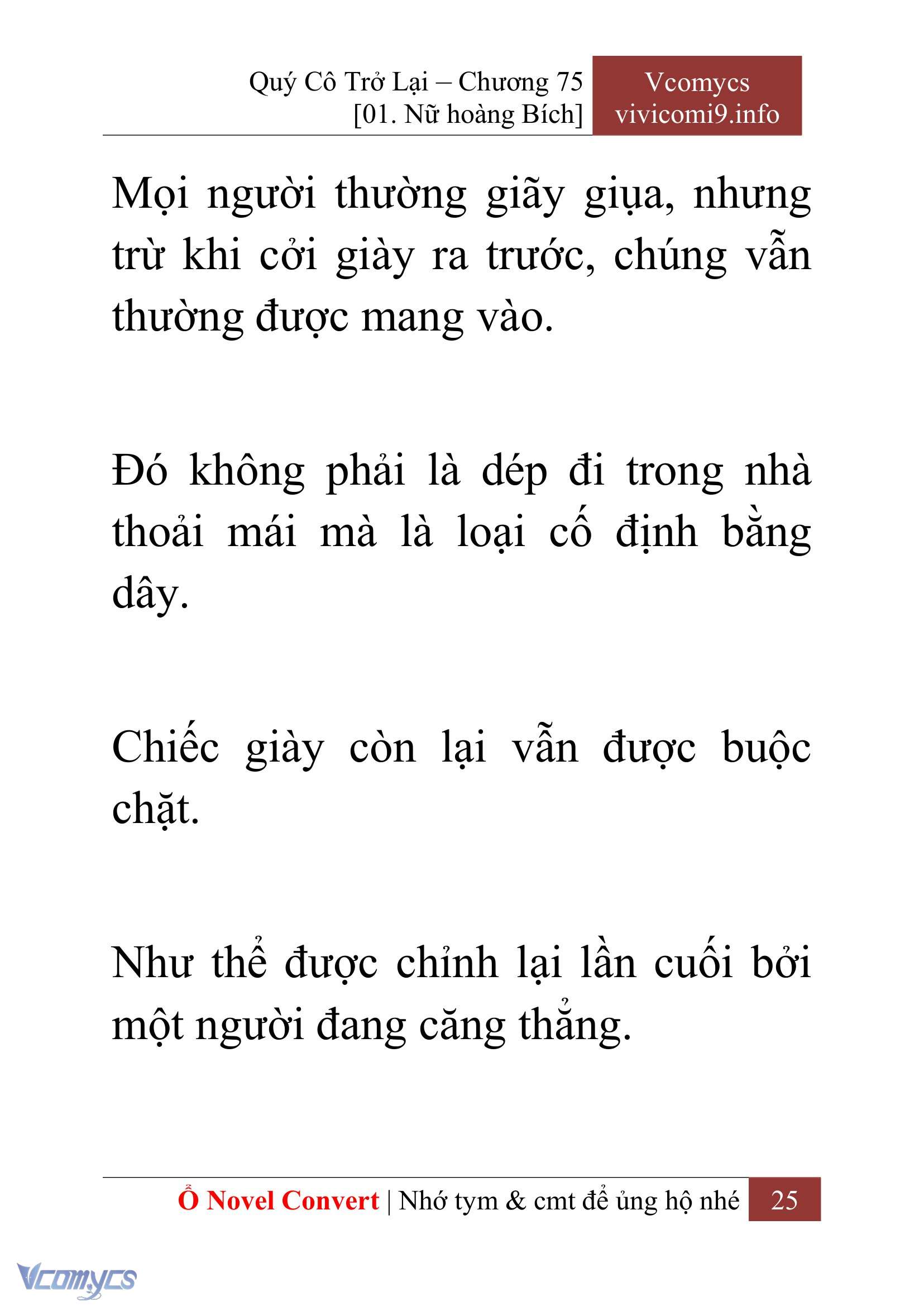 [Novel] Quý Cô Trở Lại Chap 75 - Trang 2