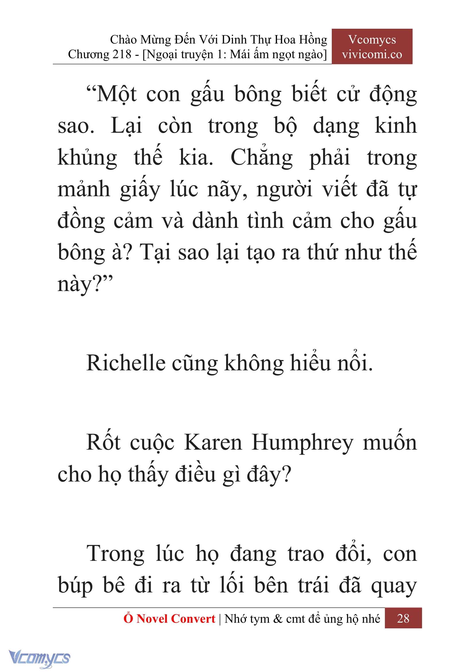 [Novel] Chào Mừng Đến Với Dinh Thự Hoa Hồng Chap 218 - Trang 2