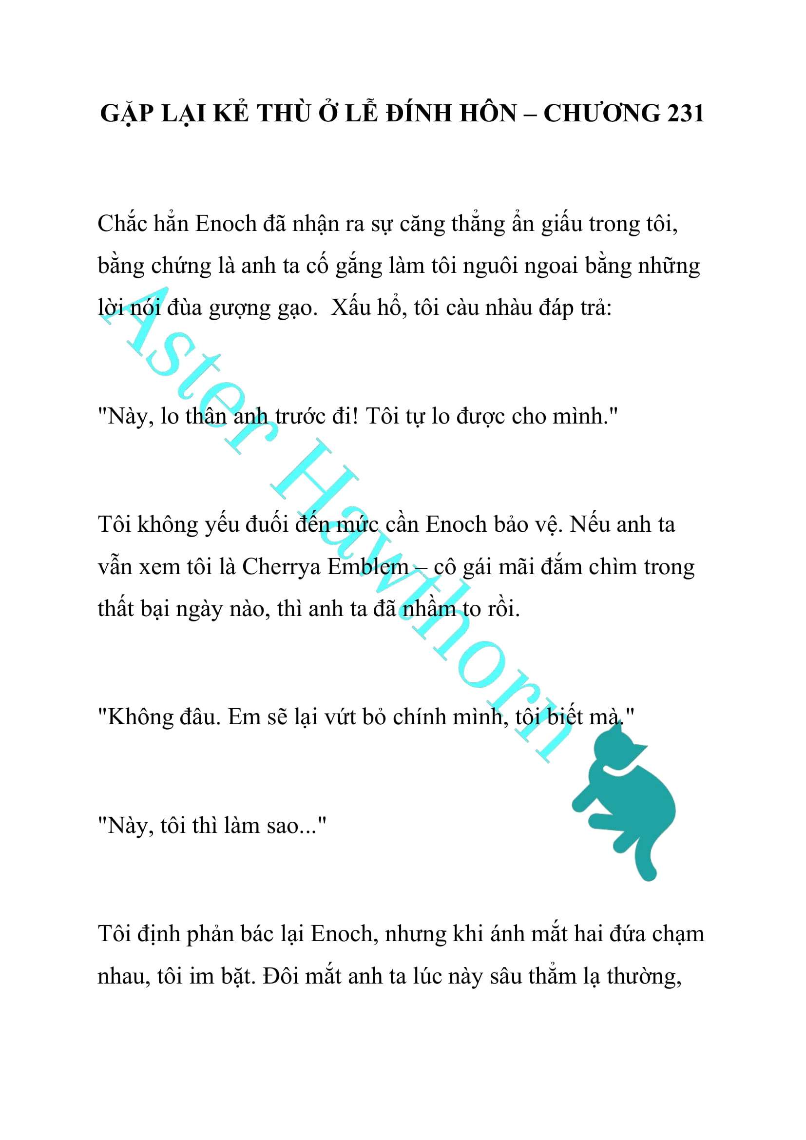 [NOVEL] Gặp Lại Kẻ Thù Ở Lễ Đính Hôn Chap 231 - Trang 2