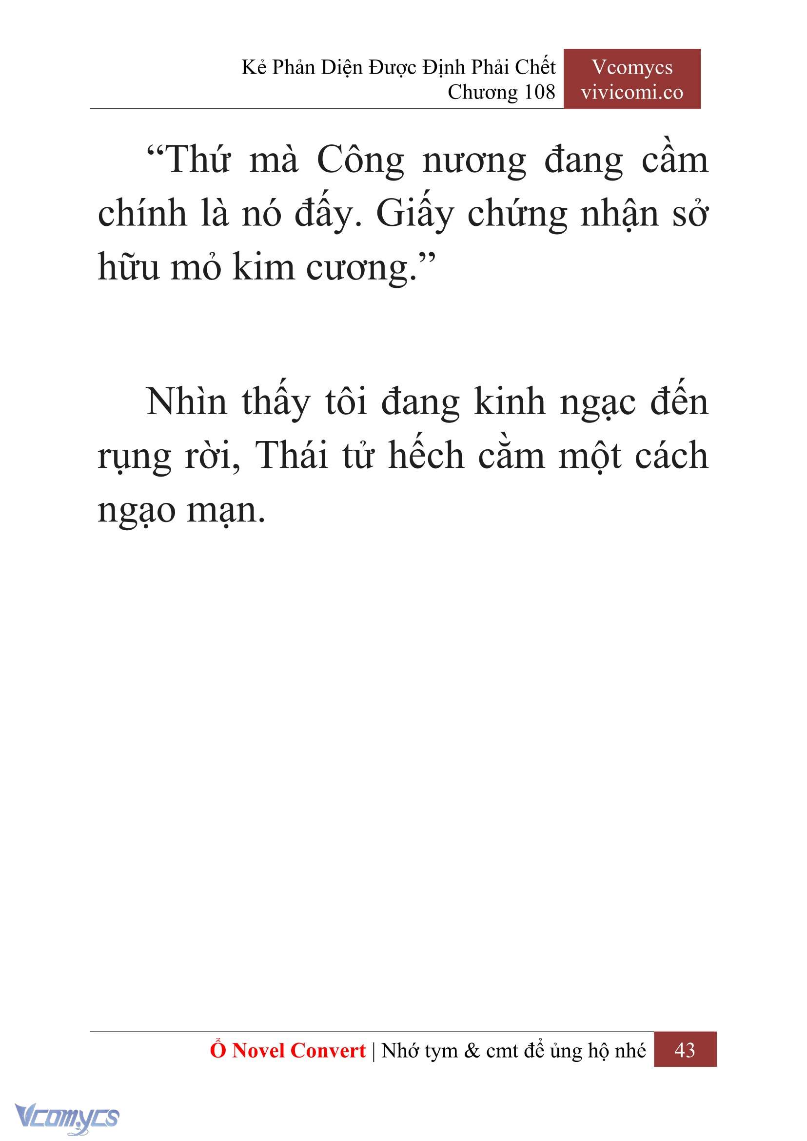 [Novel] Kẻ Phản Diện Được Định Phải Chết Chap 108 - Next Chap 109