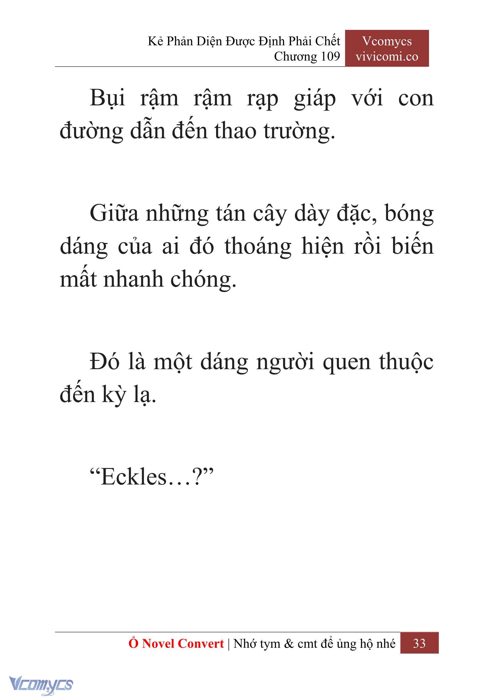 [Novel] Kẻ Phản Diện Được Định Phải Chết Chap 109 - Trang 2