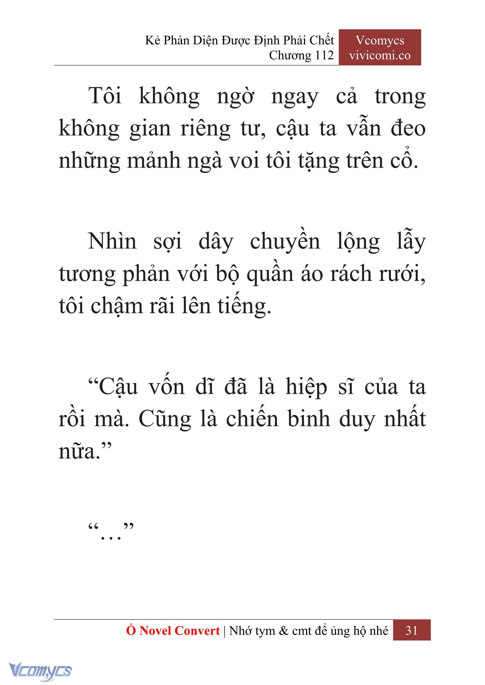 [Novel] Kẻ Phản Diện Được Định Phải Chết Chap 112 - Trang 2