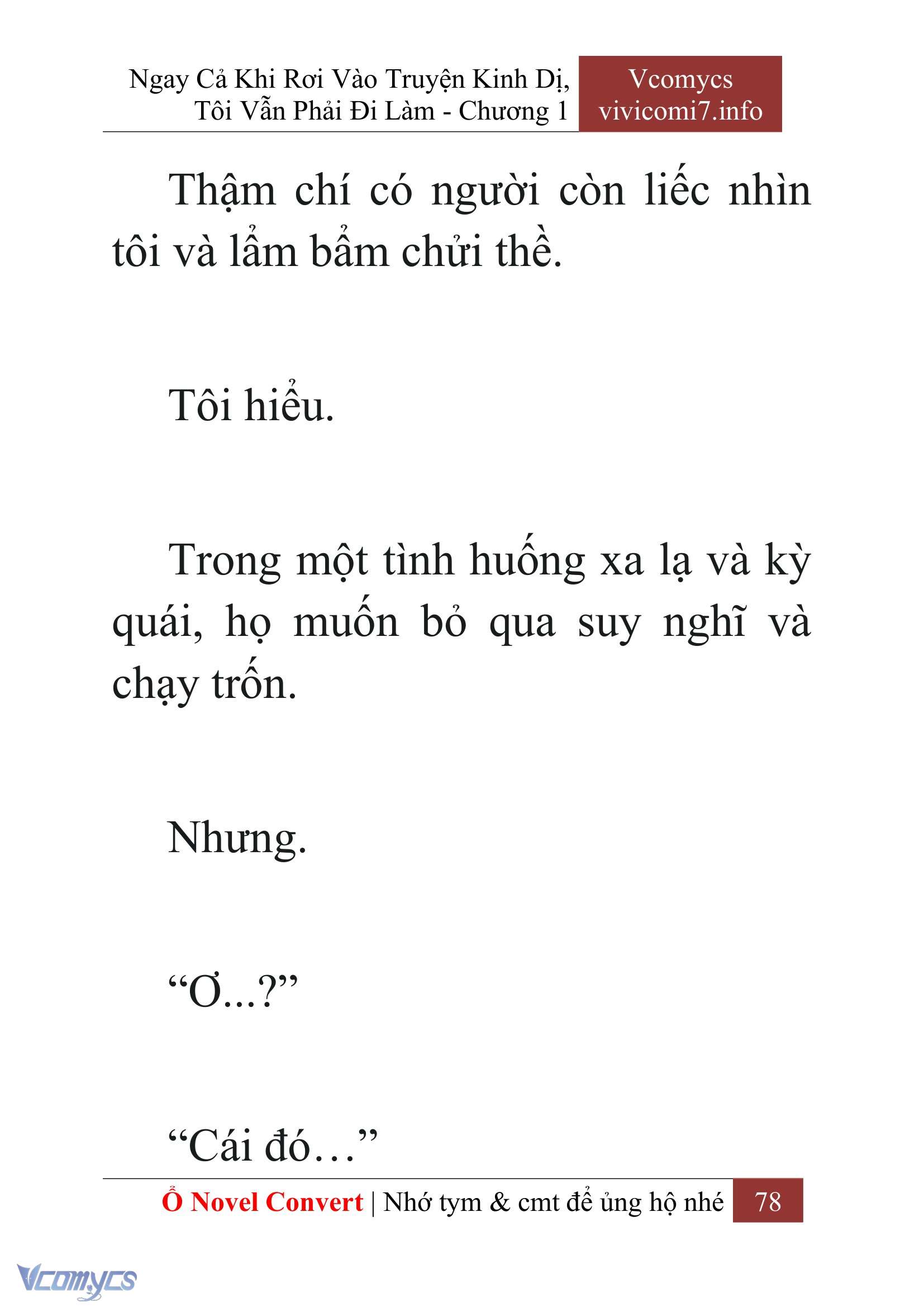 [Novel] Ngay Cả Khi Rơi Vào Truyện Kinh Dị, Tôi Vẫn Phải Đi Làm Chap 1 - Trang 2