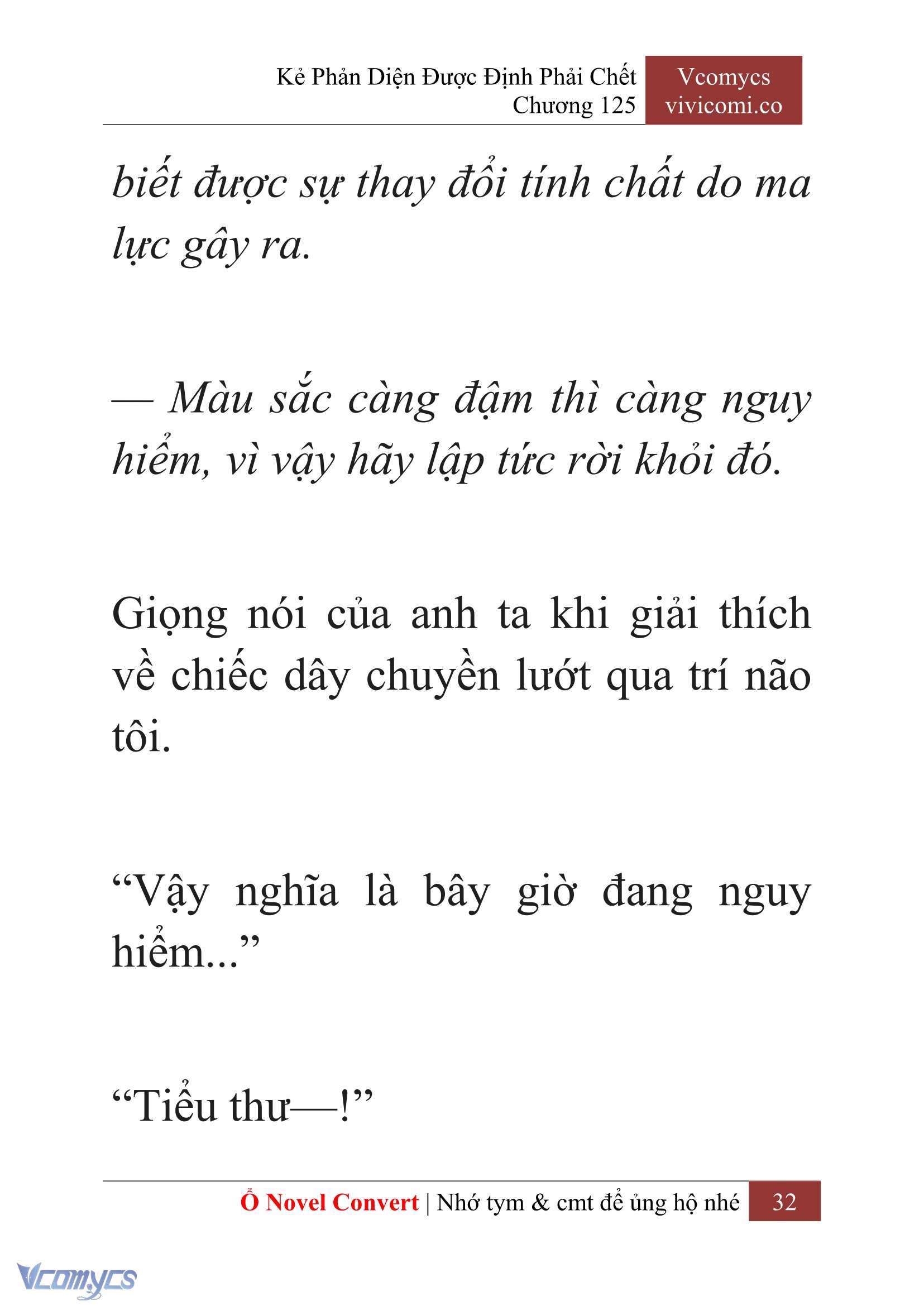 [Novel] Kẻ Phản Diện Được Định Phải Chết Chap 125 - Trang 2