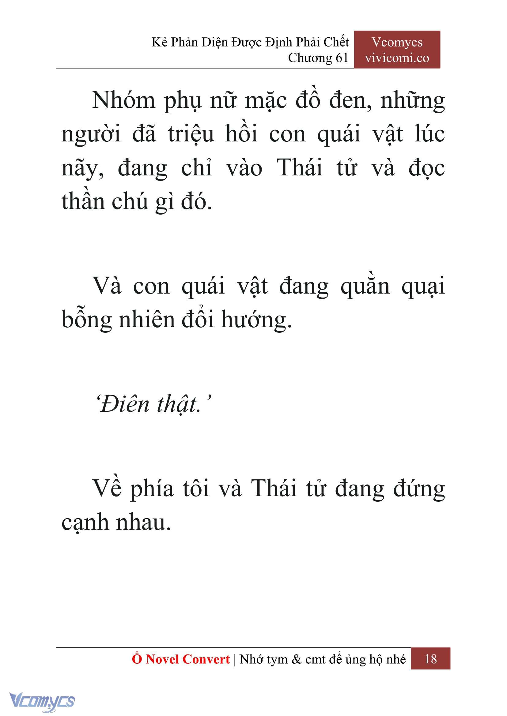 [Novel] Kẻ Phản Diện Được Định Phải Chết Chap 61 - Next Chap 62