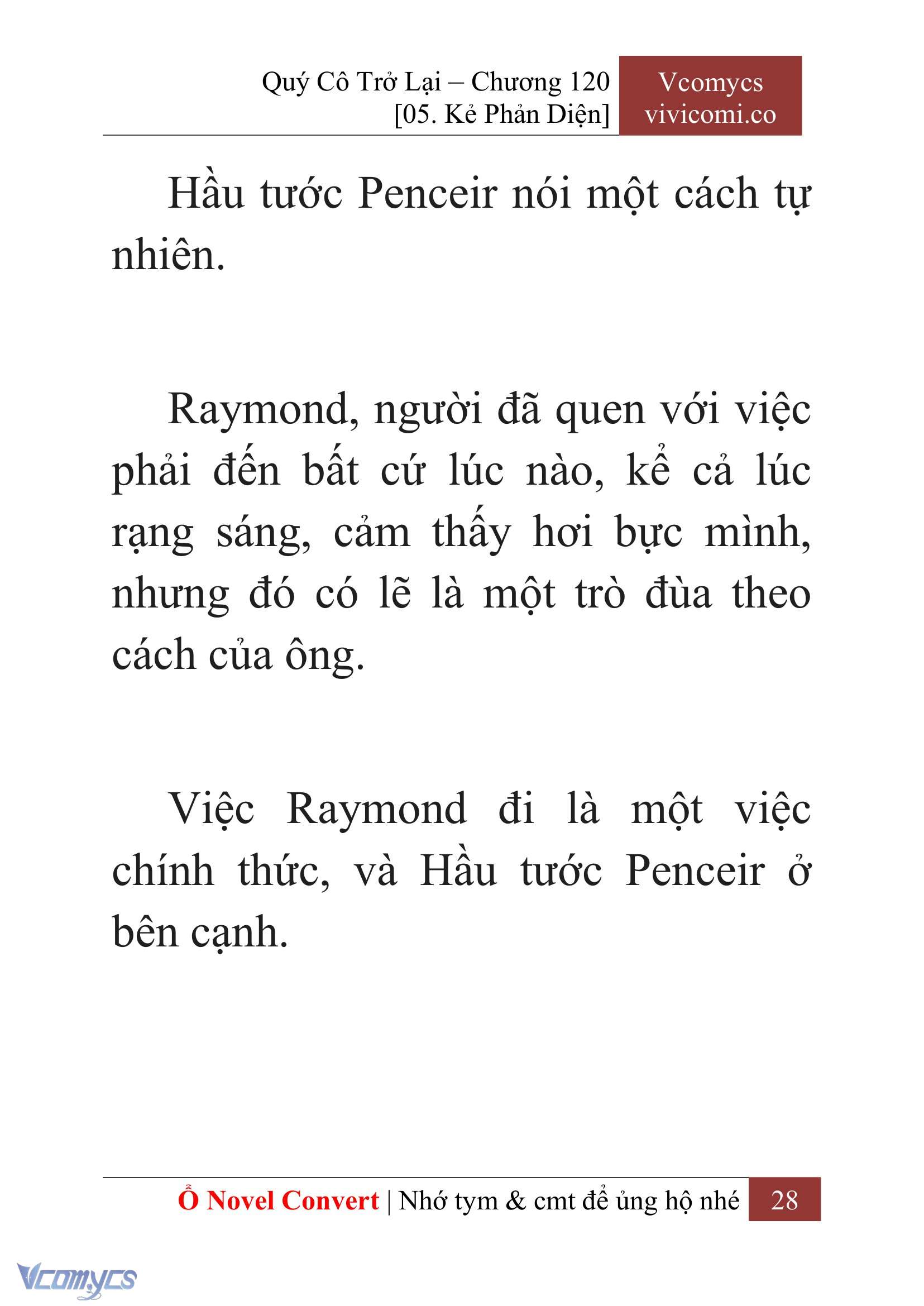 [Novel] Quý Cô Trở Lại Chap 120 - Trang 2