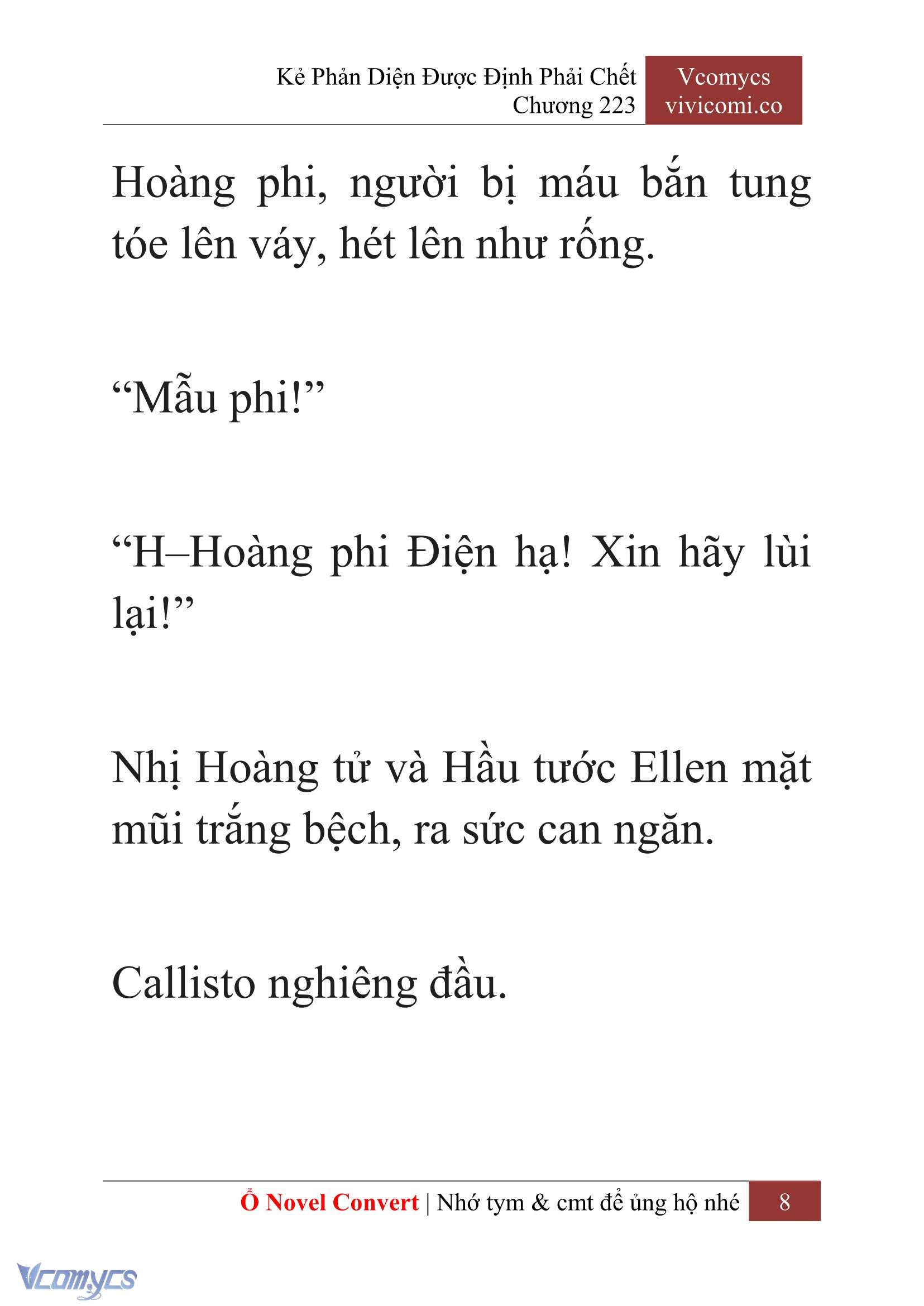 [Novel] Kẻ Phản Diện Được Định Phải Chết Chap 223 - Next Chap 224