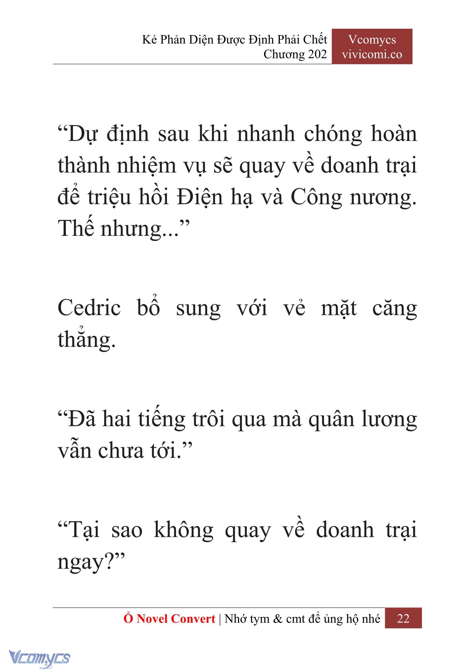 [Novel] Kẻ Phản Diện Được Định Phải Chết Chap 202 - Trang 2