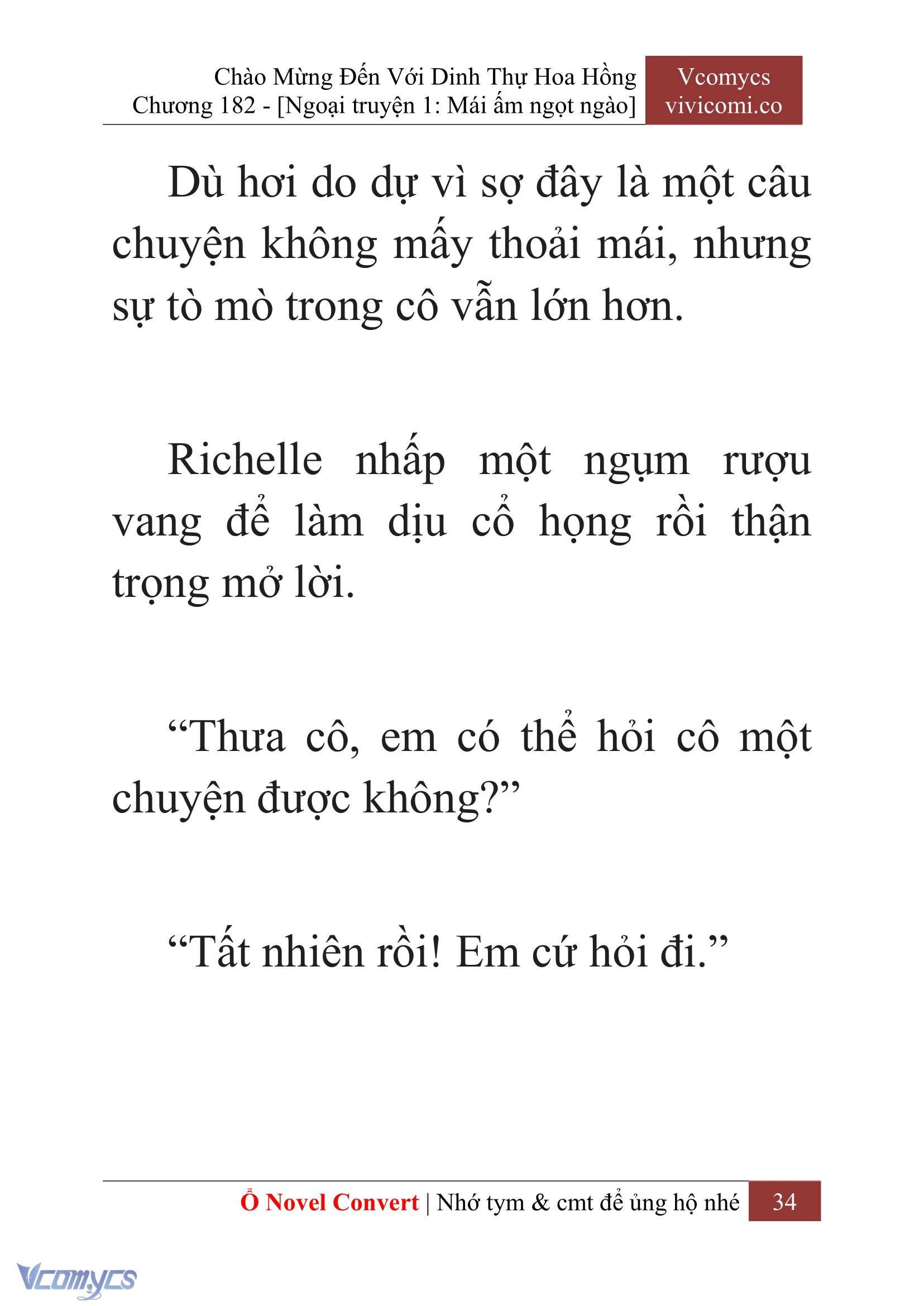 [Novel] Chào Mừng Đến Với Dinh Thự Hoa Hồng Chap 182 - Trang 2