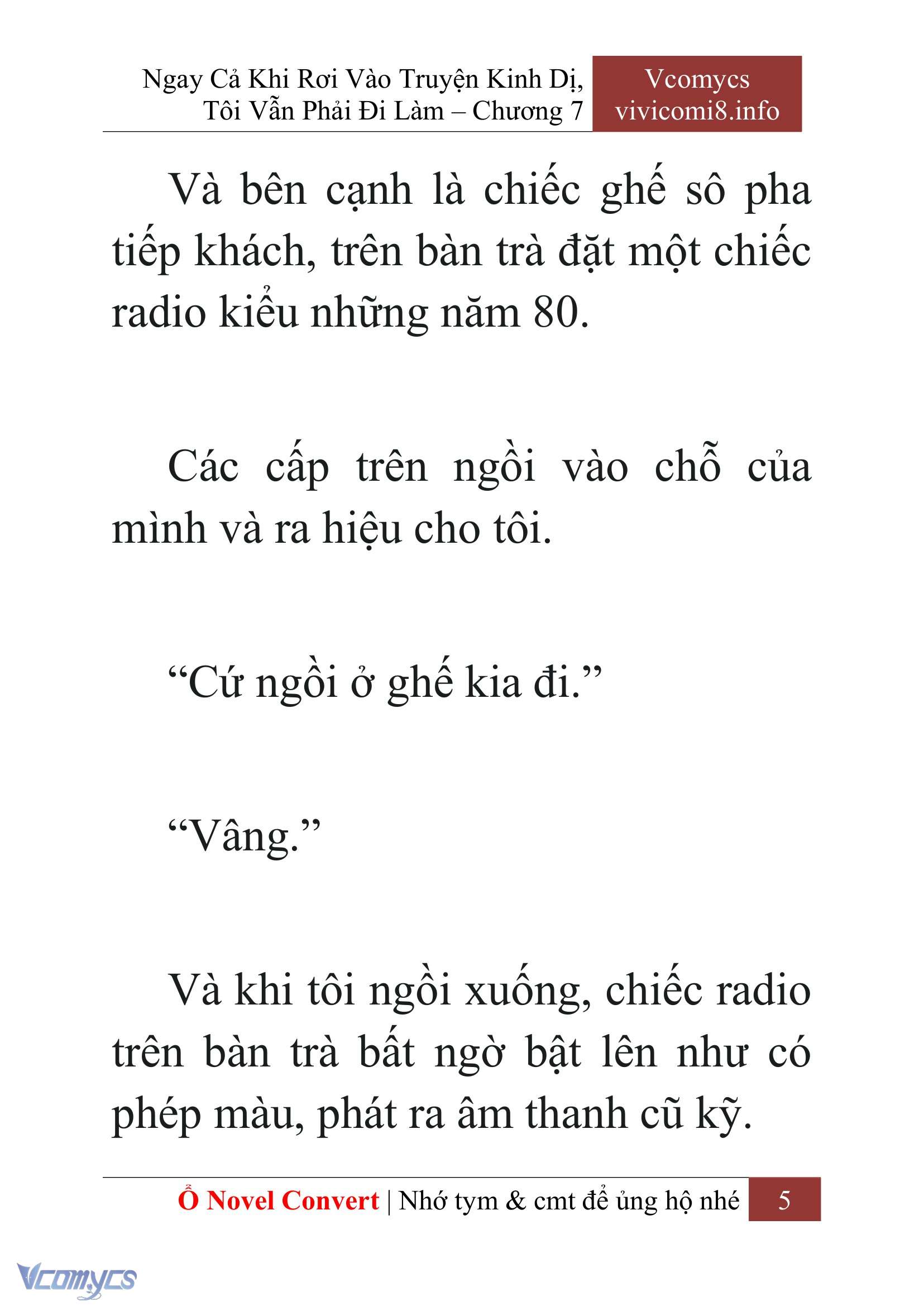 [Novel] Ngay Cả Khi Rơi Vào Truyện Kinh Dị, Tôi Vẫn Phải Đi Làm Chap 7 - Trang 2