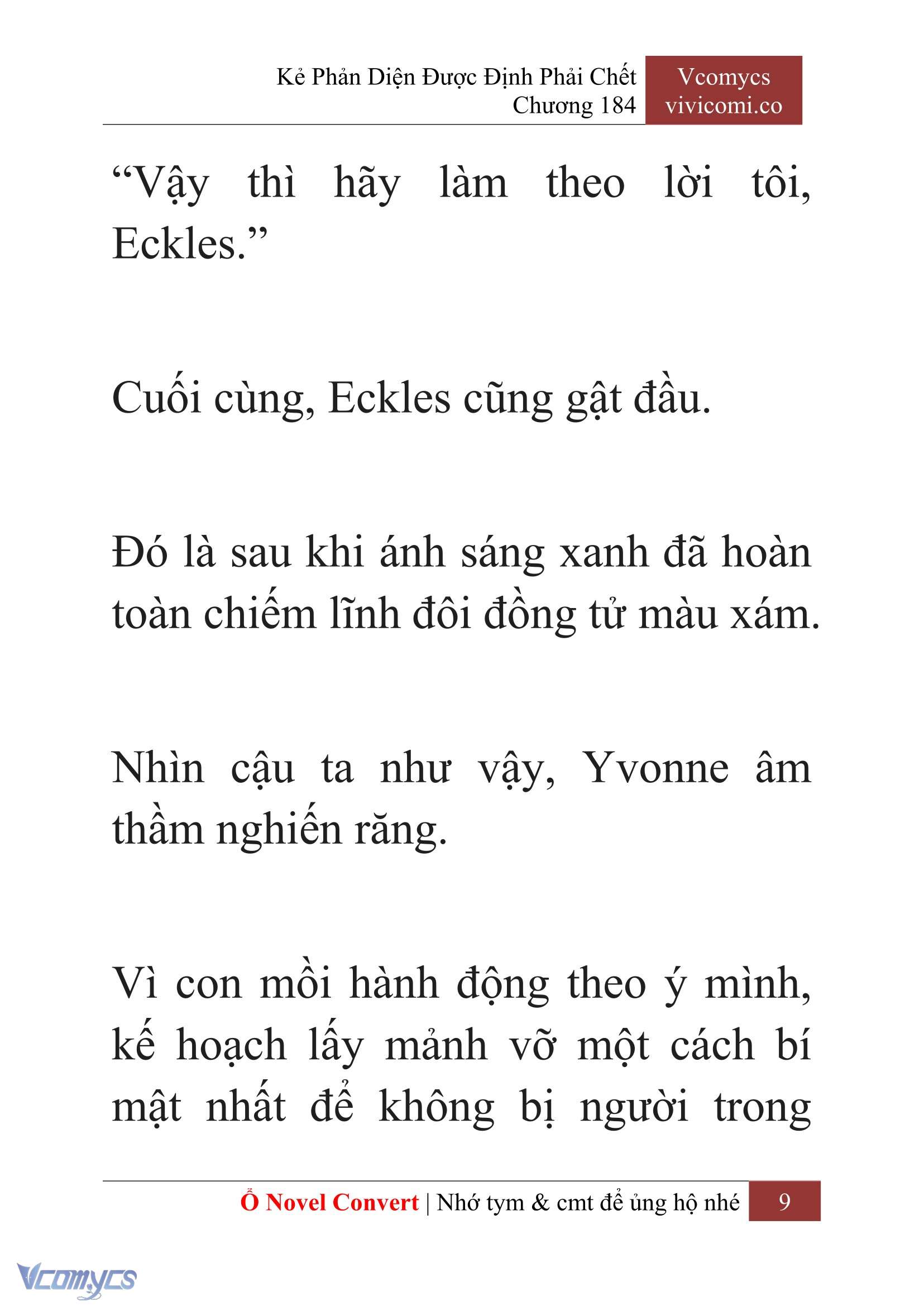 [Novel] Kẻ Phản Diện Được Định Phải Chết Chap 184 - Trang 2