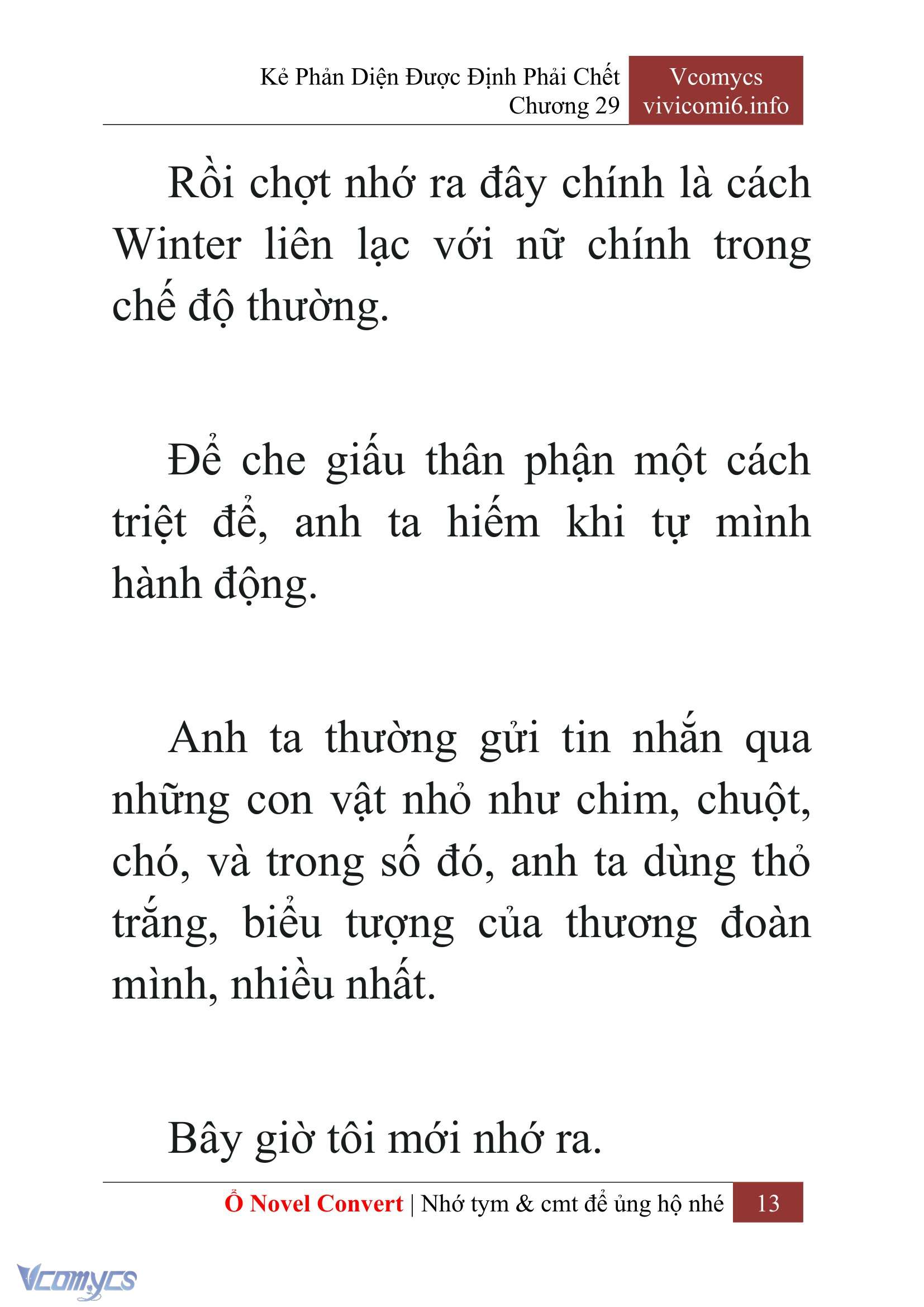 [Novel] Kẻ Phản Diện Được Định Phải Chết Chap 29 - Trang 2