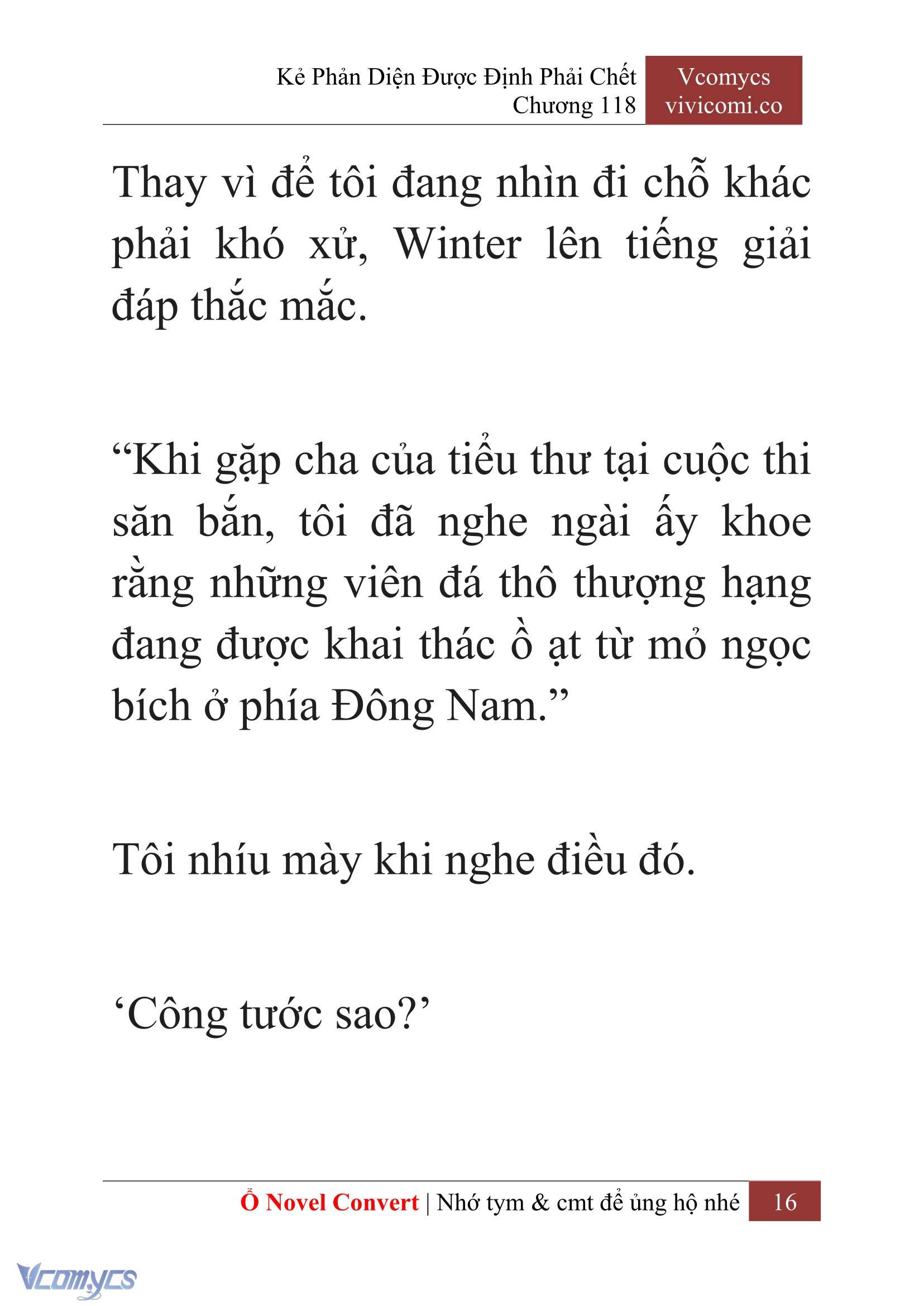 [Novel] Kẻ Phản Diện Được Định Phải Chết Chap 118 - Trang 2