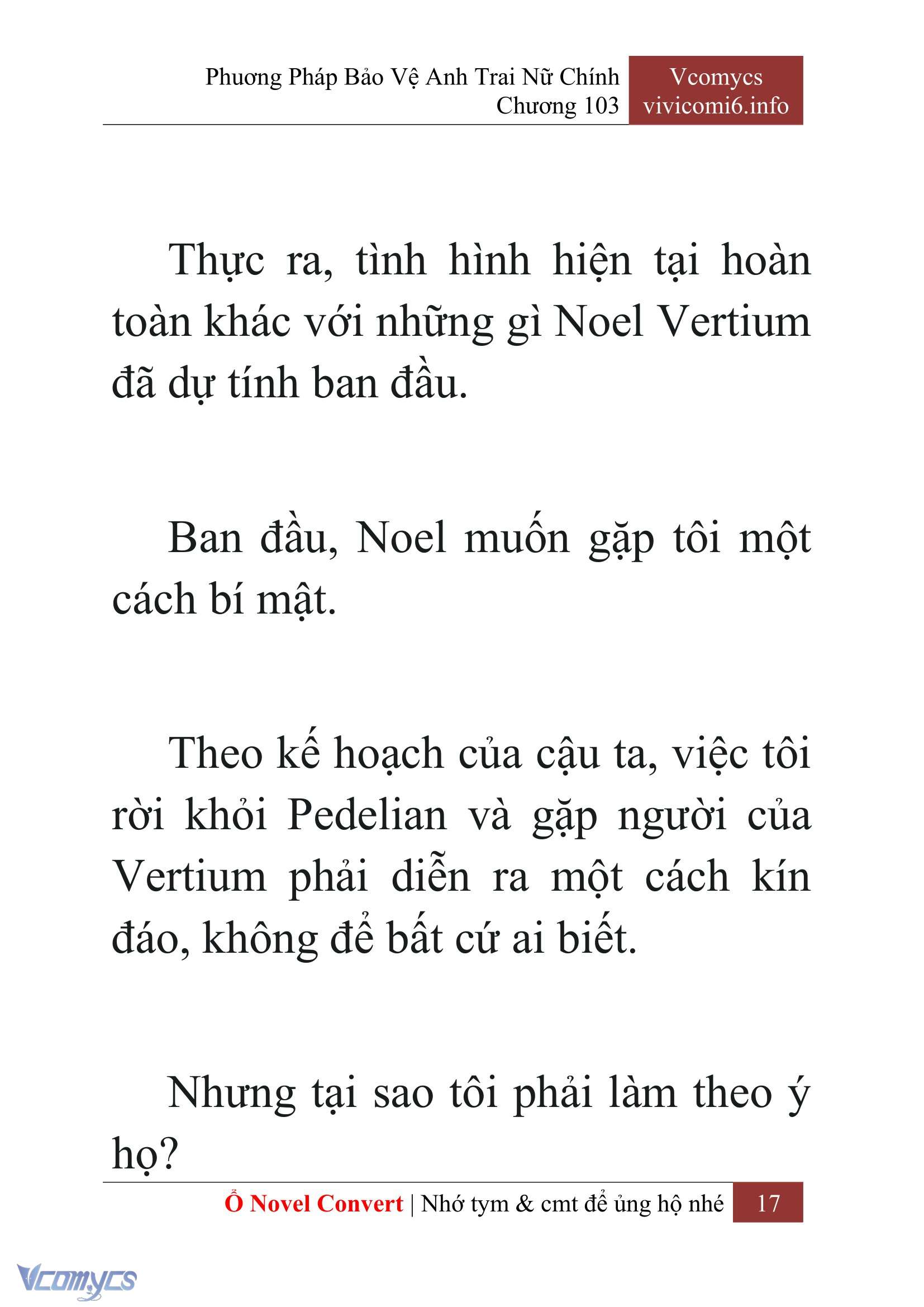 [Novel] Phương Pháp Bảo Vệ Anh Trai Nữ Chính Chap 103 - Trang 2