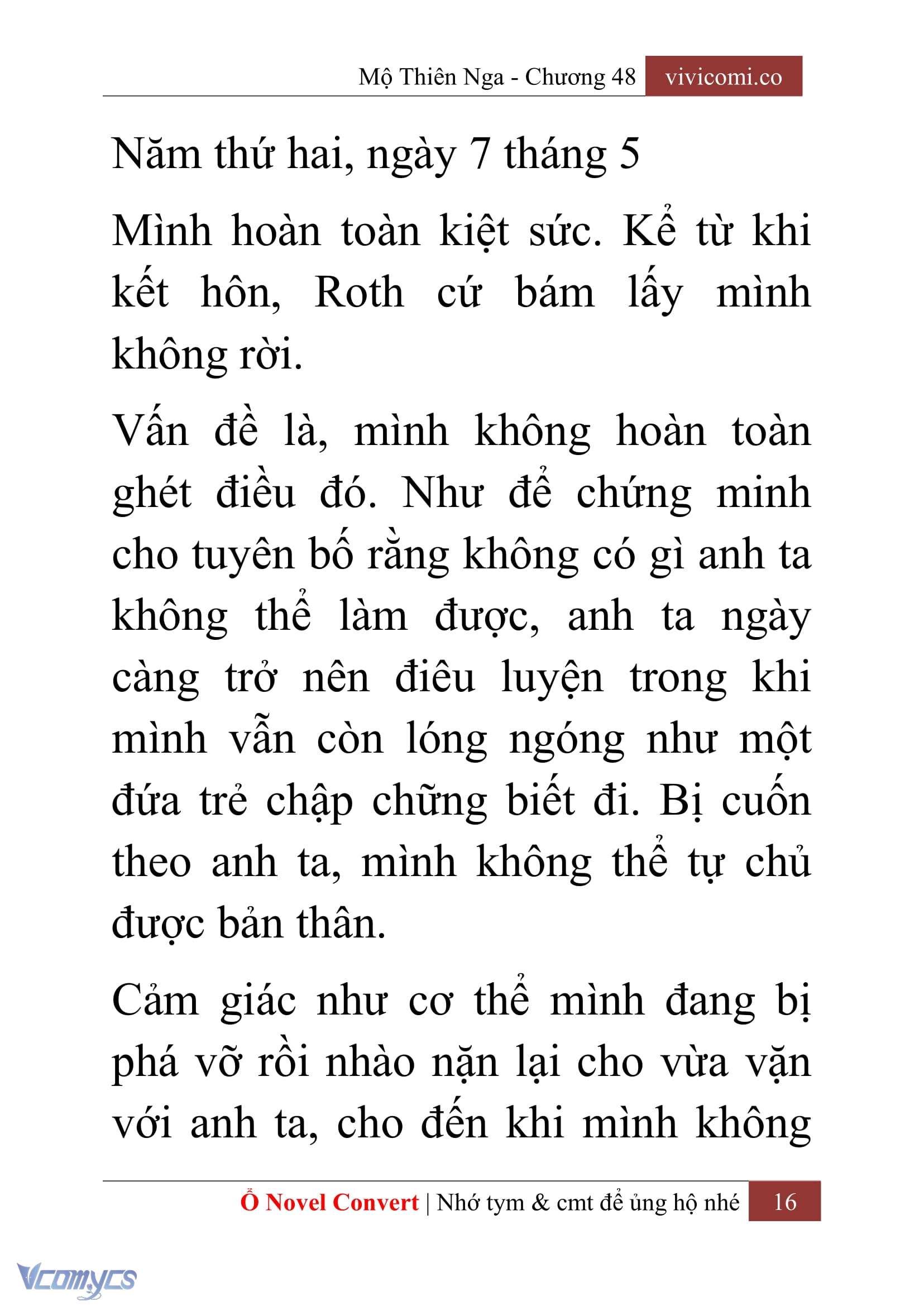 [Novel] Mộ Thiên Nga Chap 48 - Next Chap 49