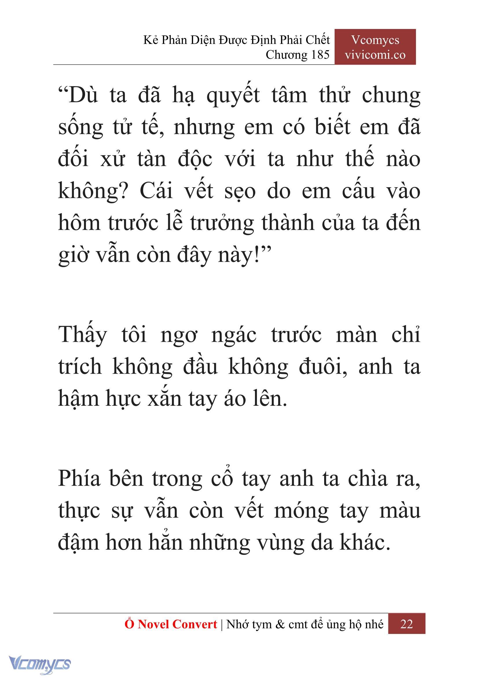 [Novel] Kẻ Phản Diện Được Định Phải Chết Chap 185 - Trang 2