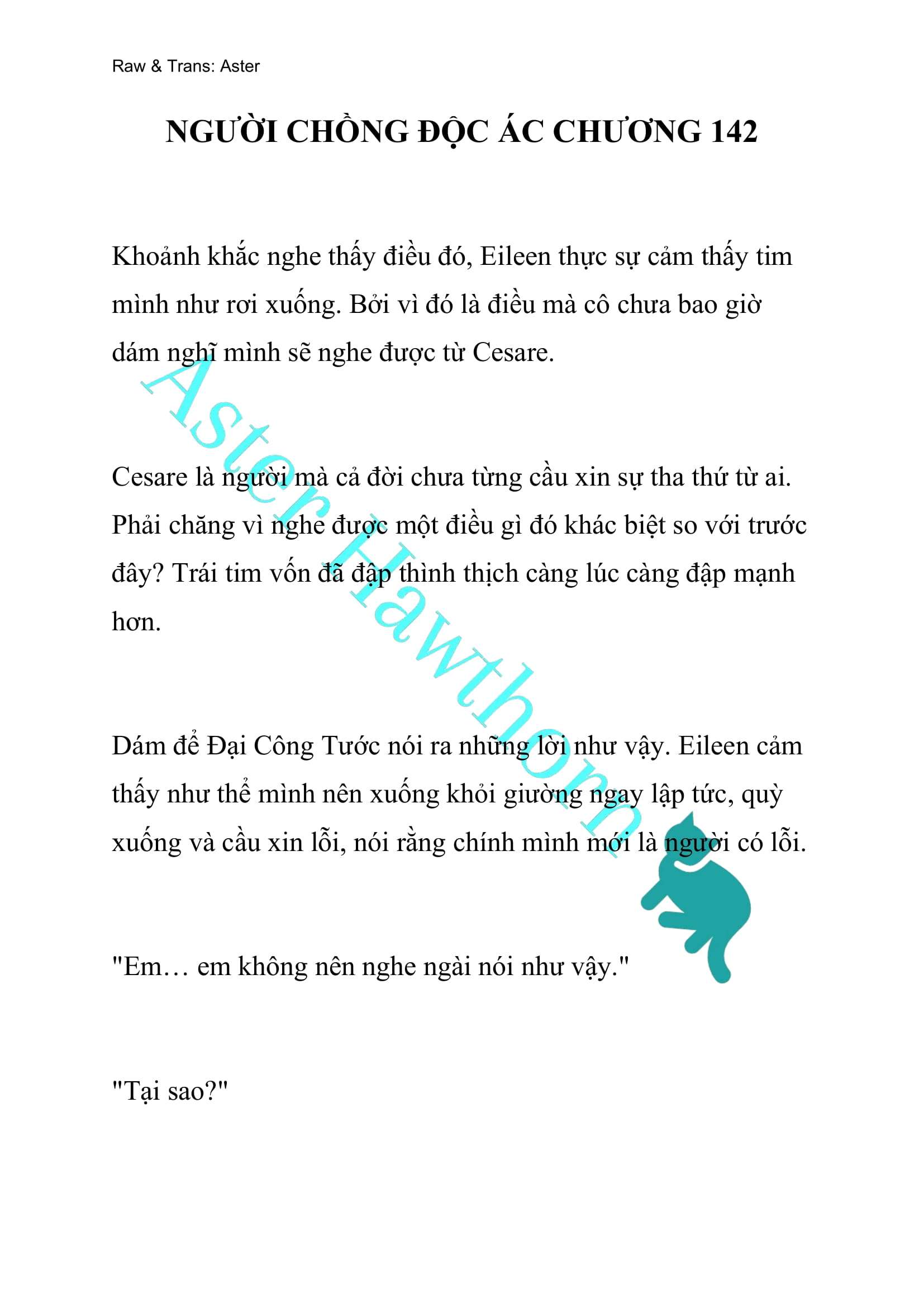 [NOVEL] Người Chồng Độc Ác Chap 142 - Trang 2