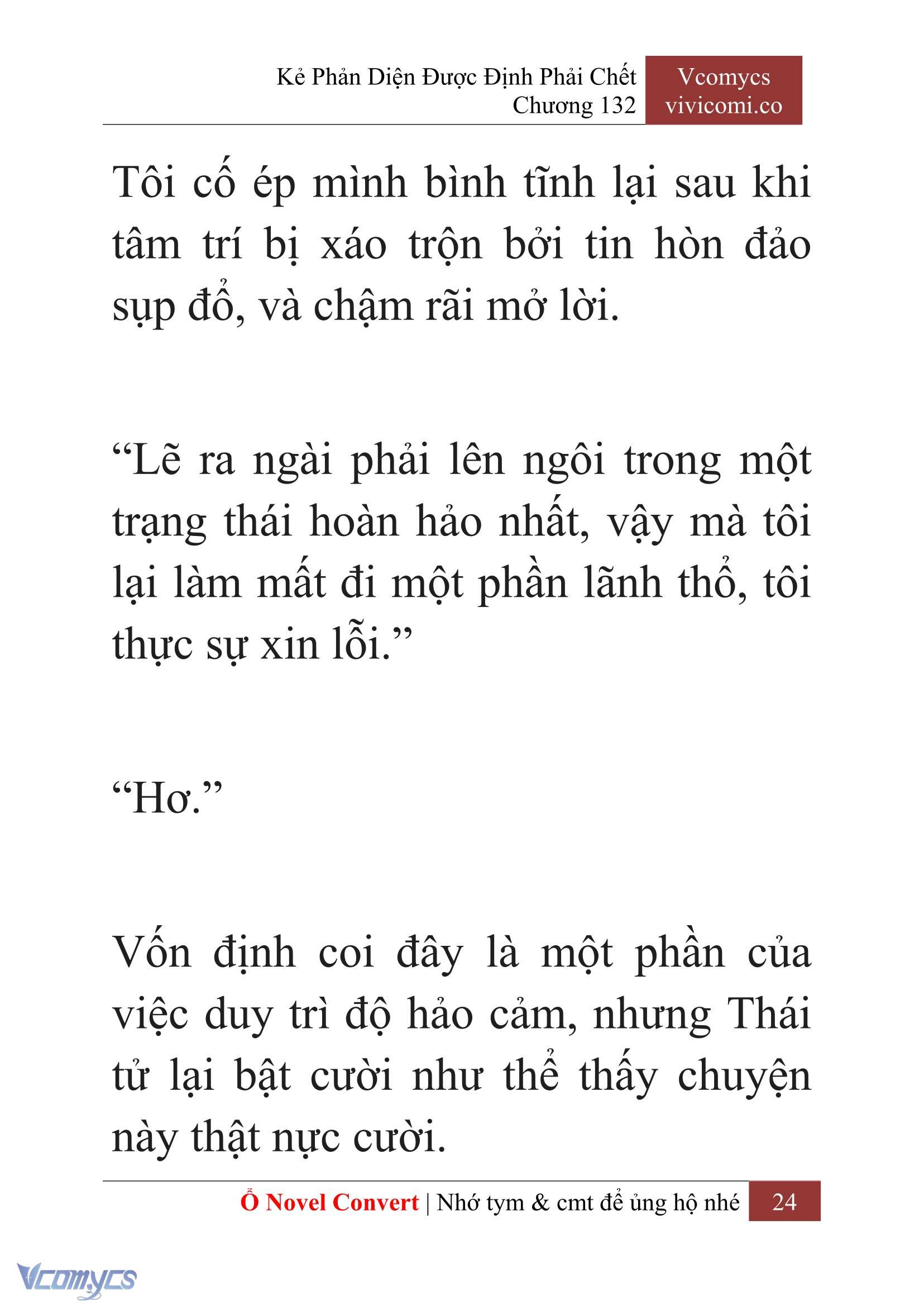 [Novel] Kẻ Phản Diện Được Định Phải Chết Chap 132 - Trang 2