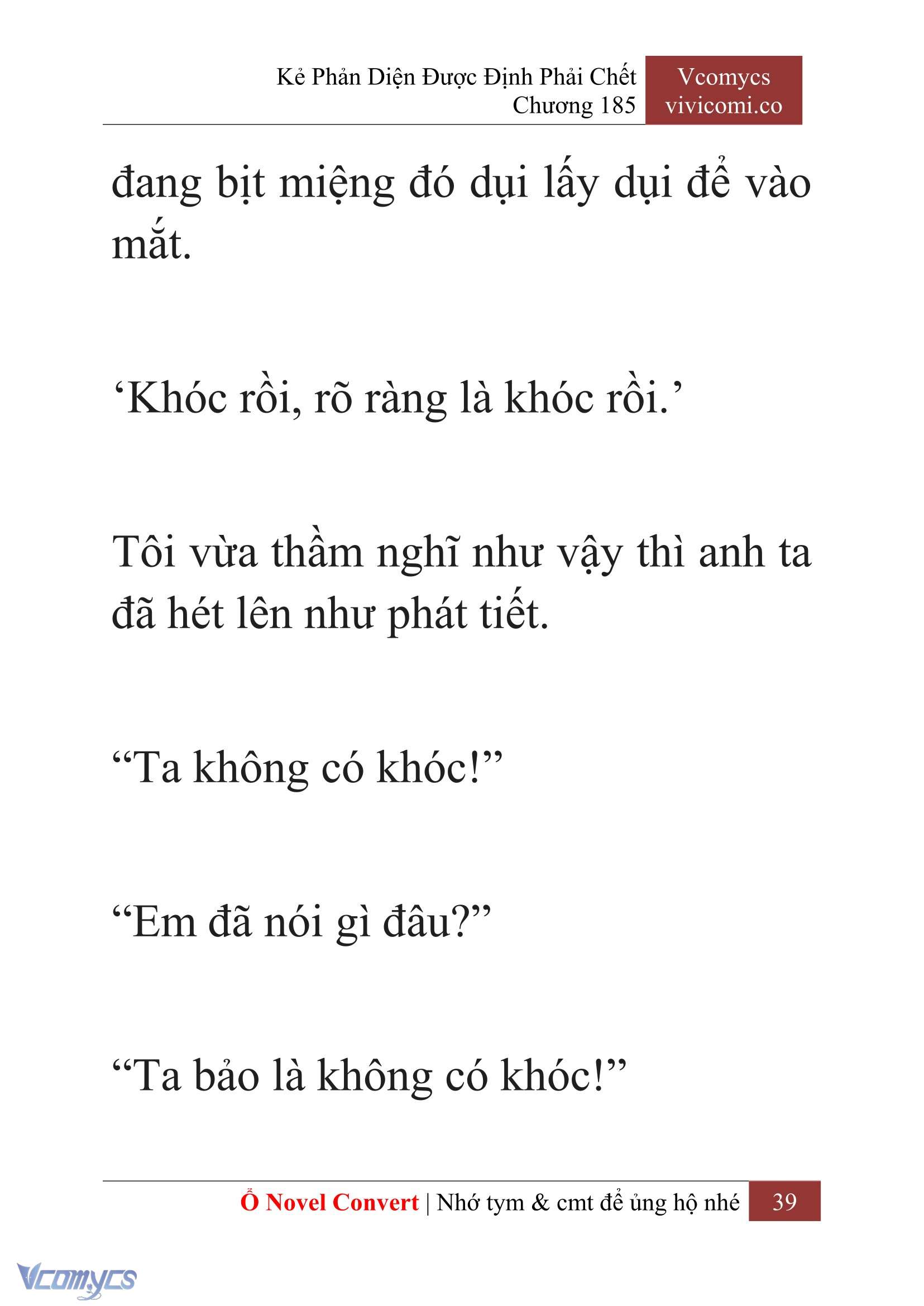 [Novel] Kẻ Phản Diện Được Định Phải Chết Chap 185 - Trang 2