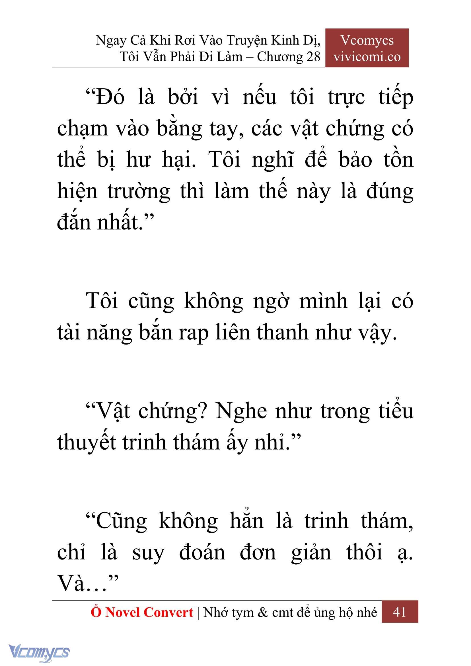 [Novel] Ngay Cả Khi Rơi Vào Truyện Kinh Dị, Tôi Vẫn Phải Đi Làm Chap 28 - Trang 2