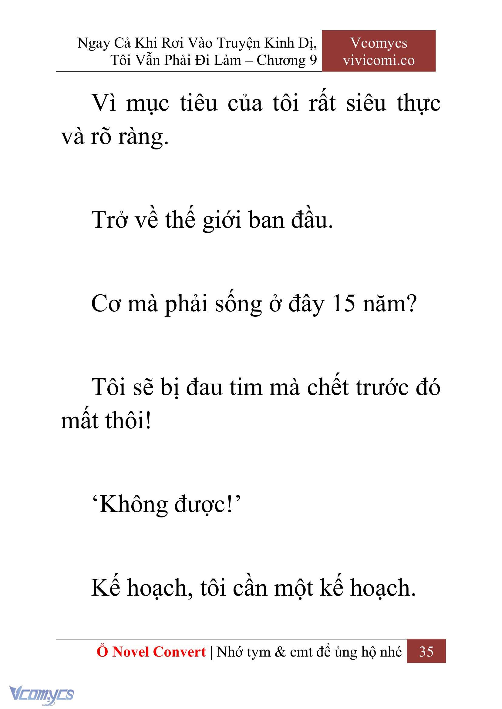 [Novel] Ngay Cả Khi Rơi Vào Truyện Kinh Dị, Tôi Vẫn Phải Đi Làm Chap 9 - Trang 2